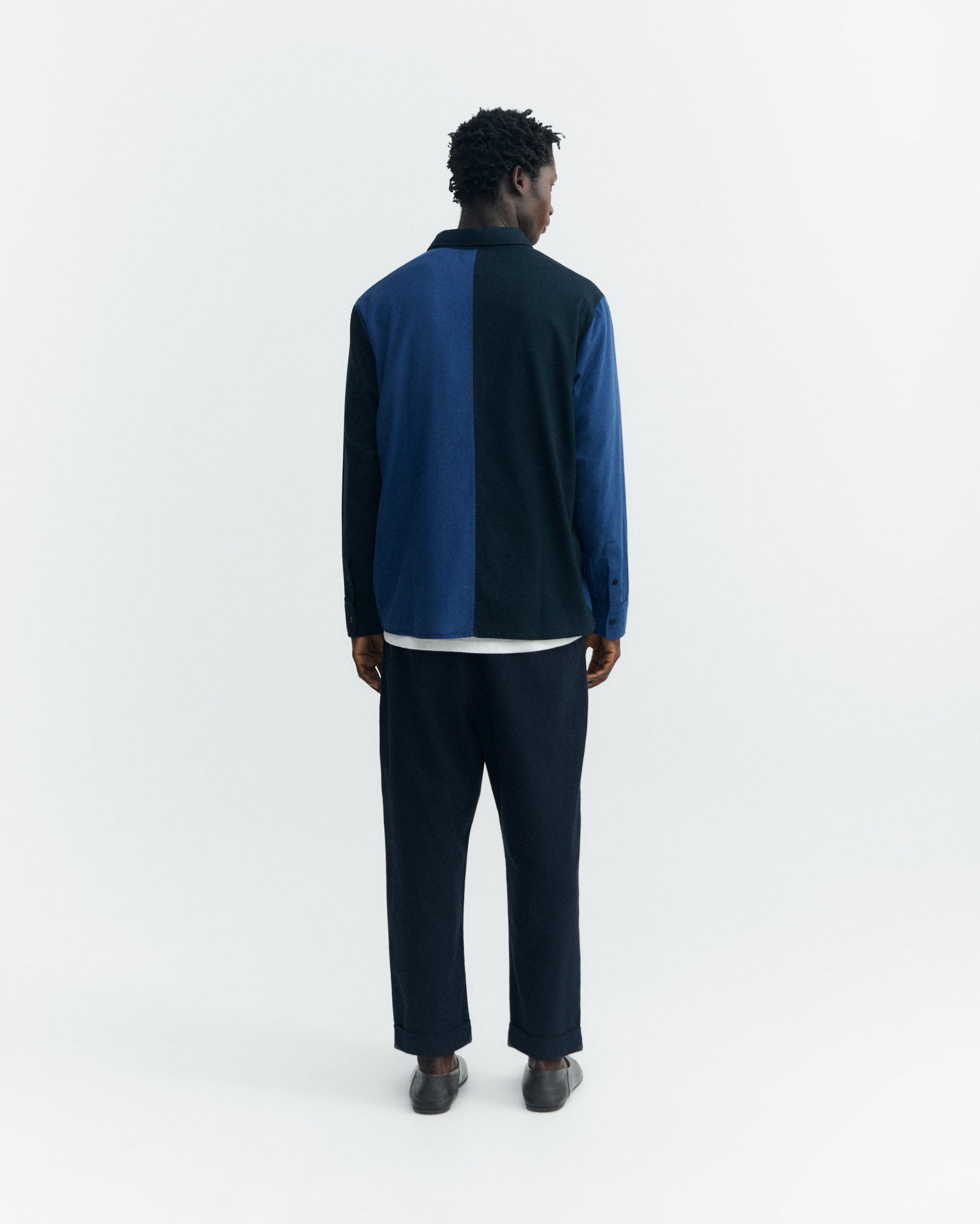 Camisa navy y negro Jimbo sostenible - 4
