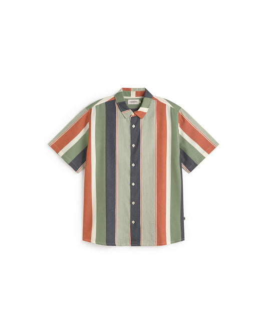 Camisa rayas multicolor Tom sostenible silueta - 1