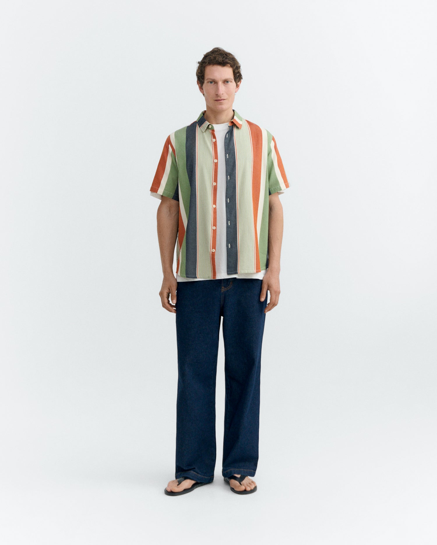 Camisa rayas multicolor Tom sostenible - 1