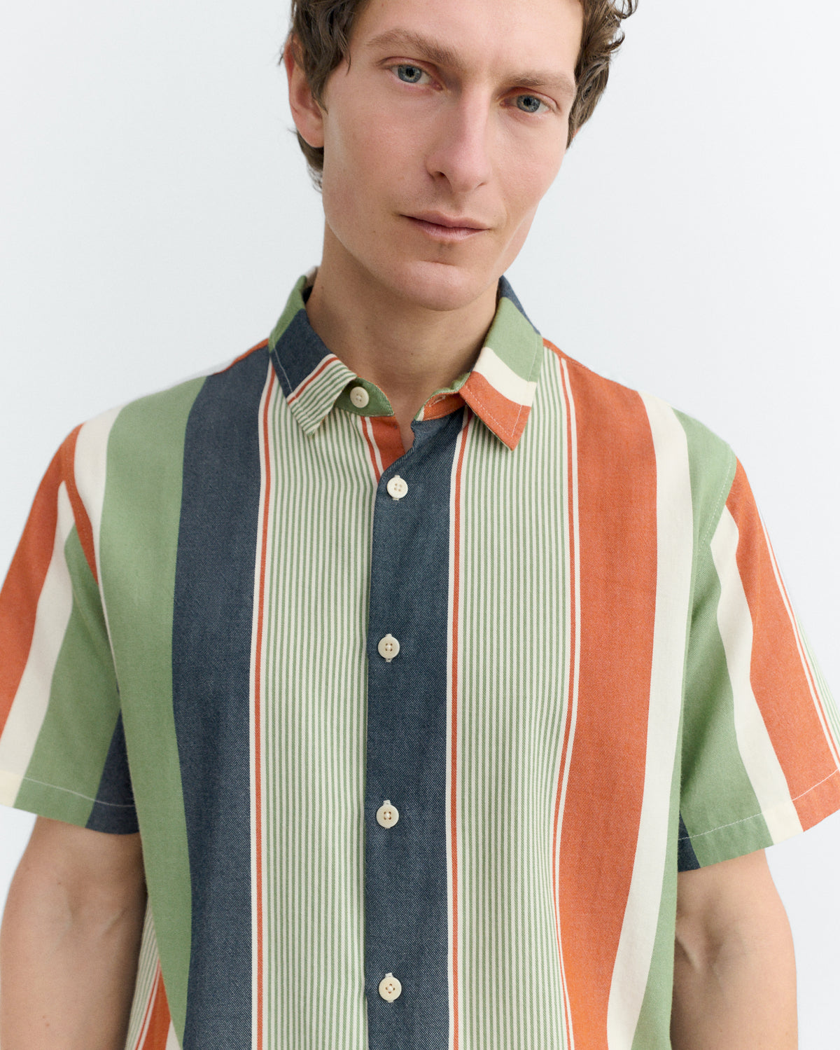 Camisa rayas multicolor Tom sostenible - 3