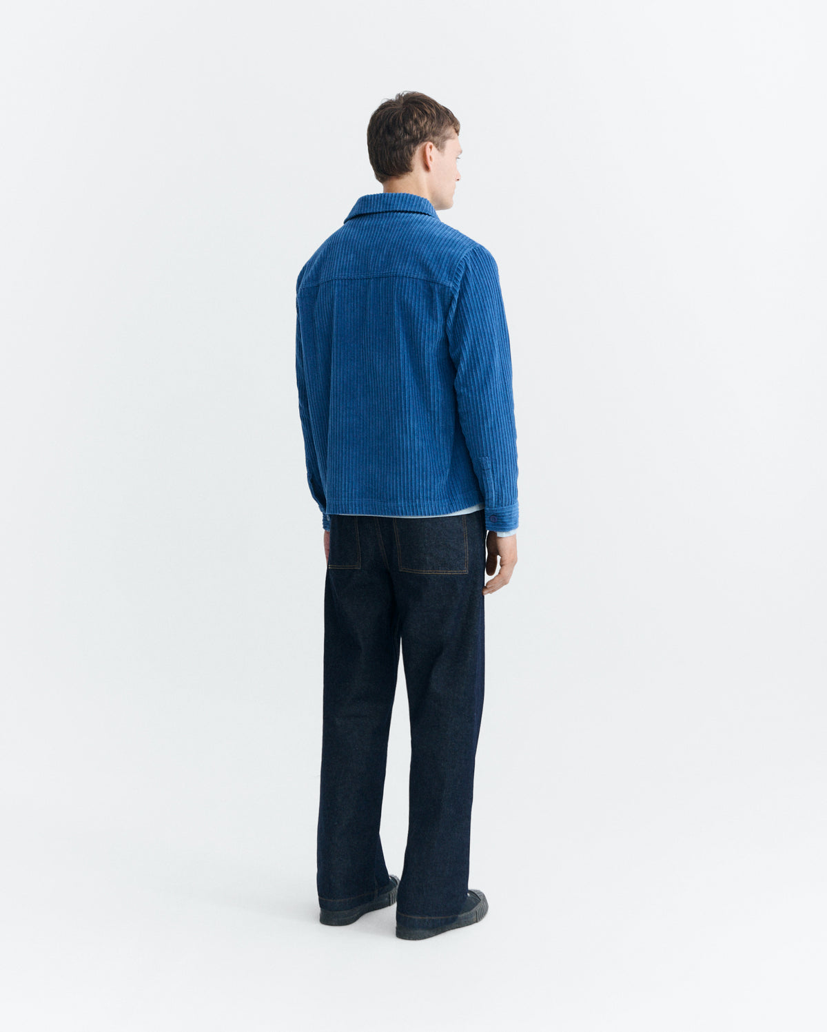 Chaqueta pana azul Gabin sostenible - 4