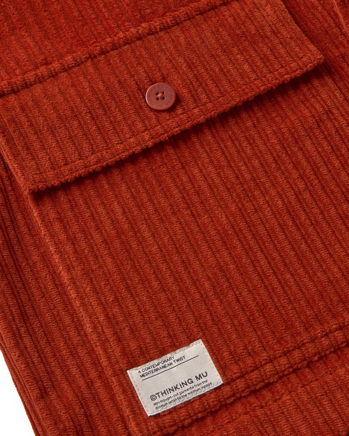 Chaqueta ligera naranja Gabin sostenible silueta - 2