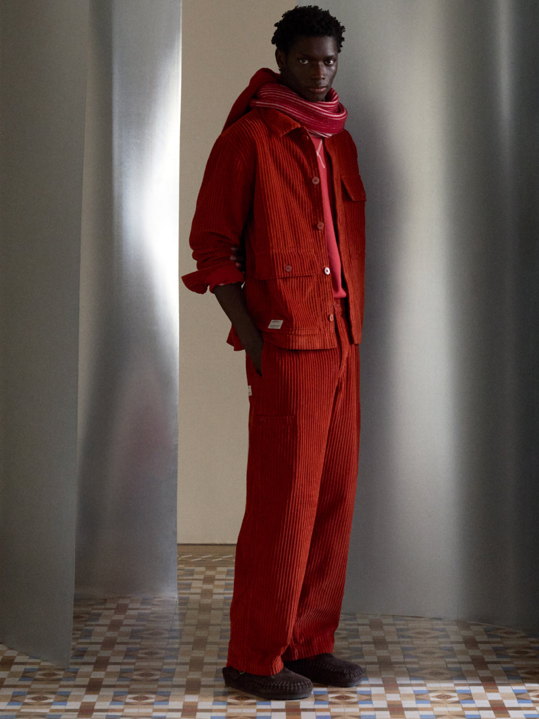 Chaqueta ligera naranja Gabin