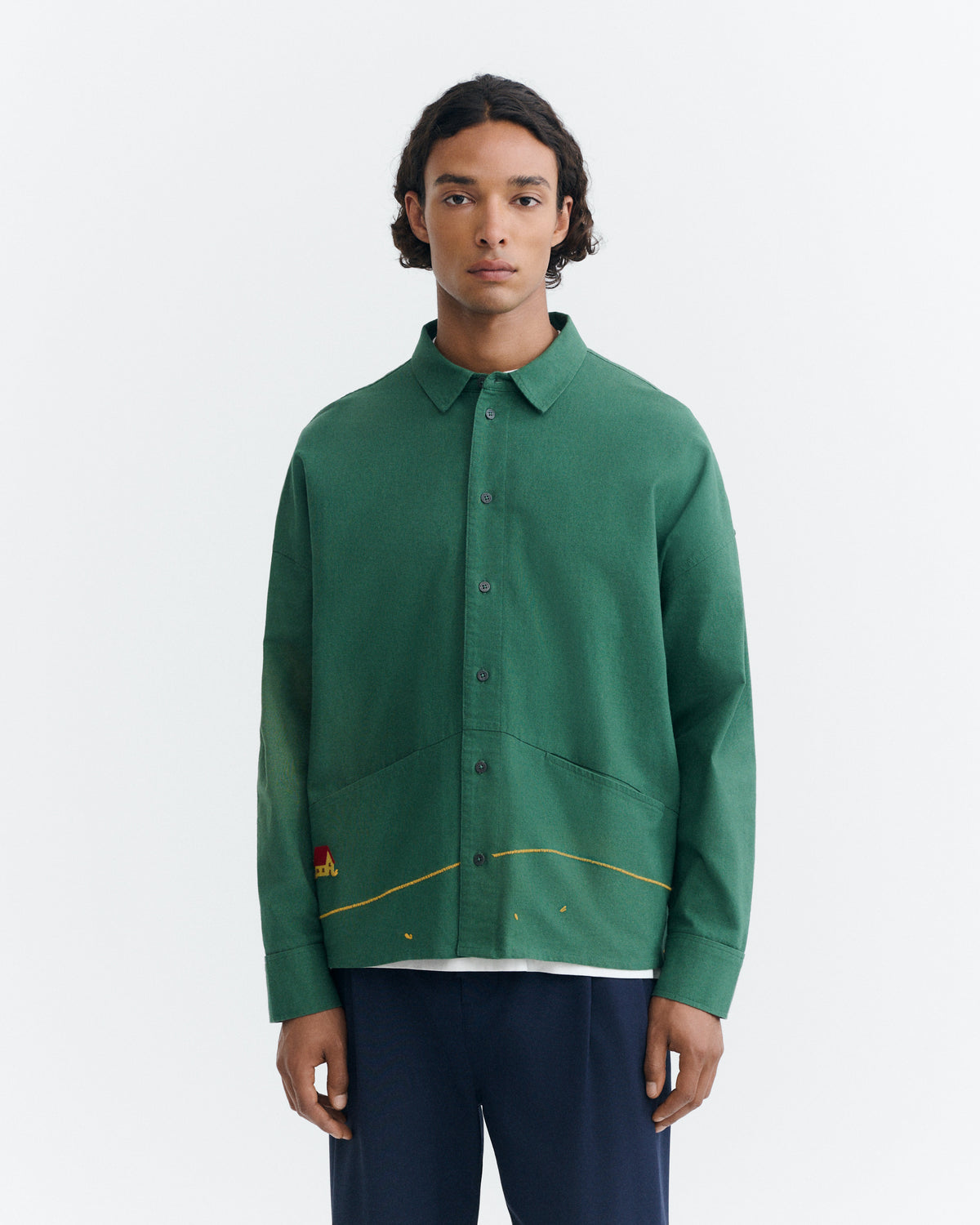 Camisa bordada a mano Jim sostenible - 2