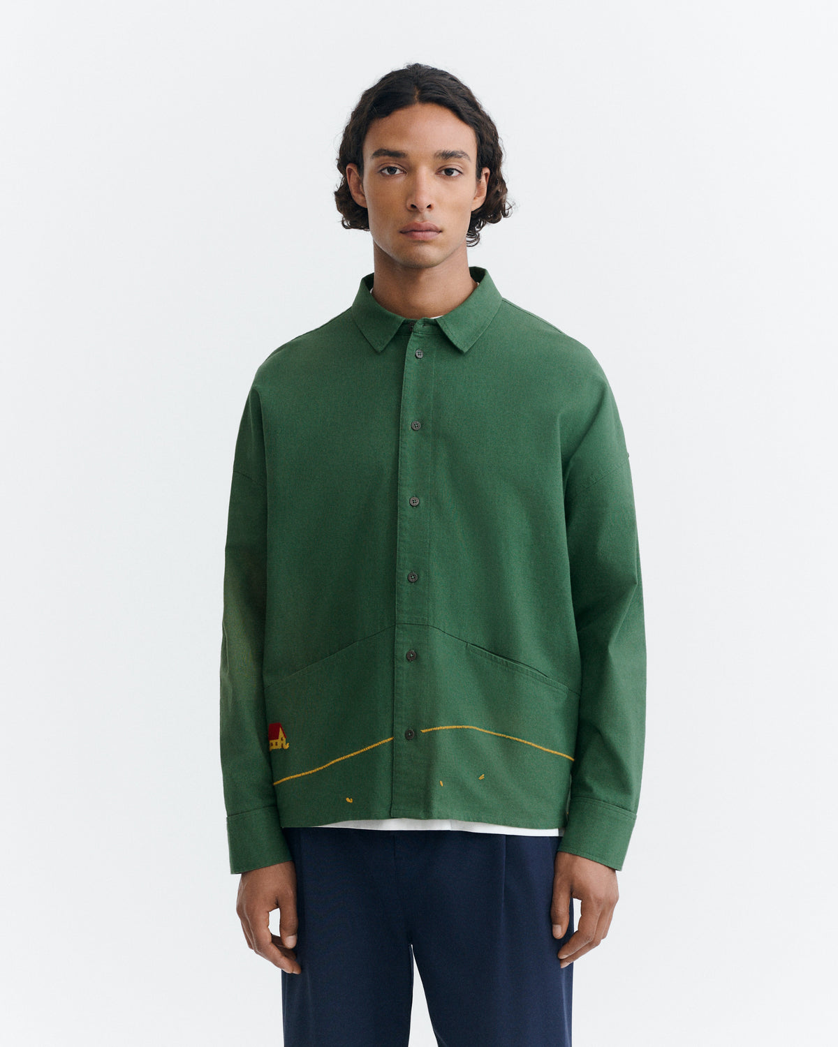 Camisa bordada a mano Jim sostenible - 2