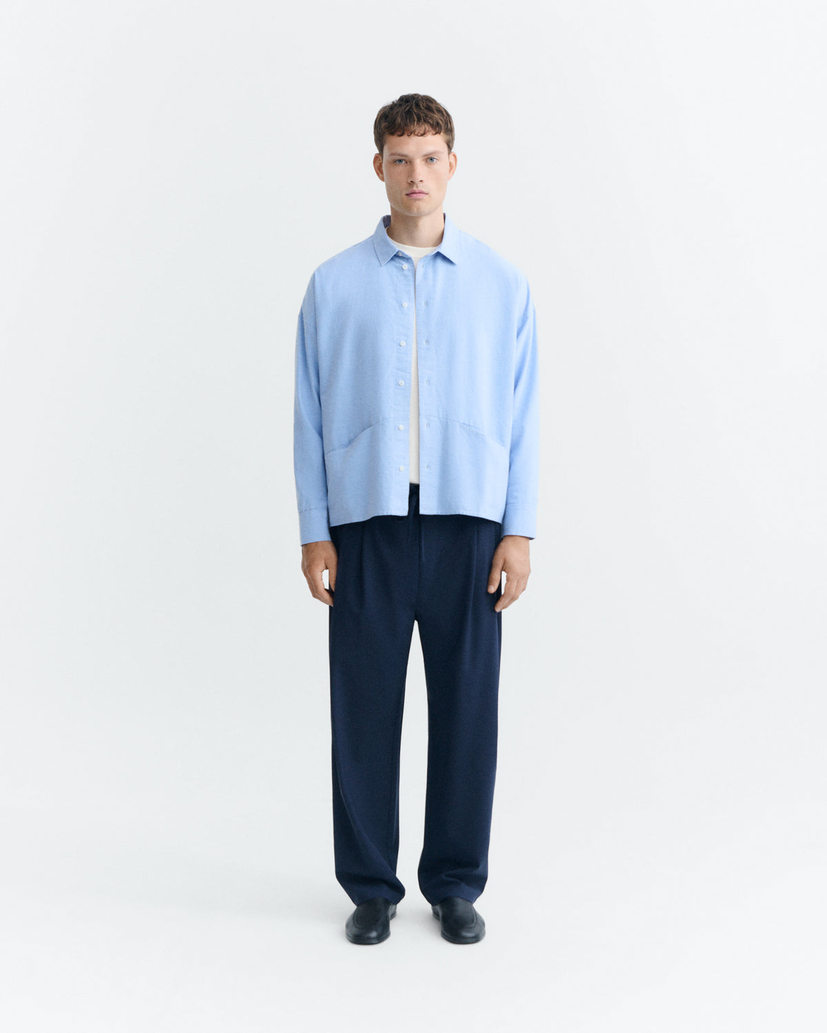 Camisa azul claro Jim sostenible - 1