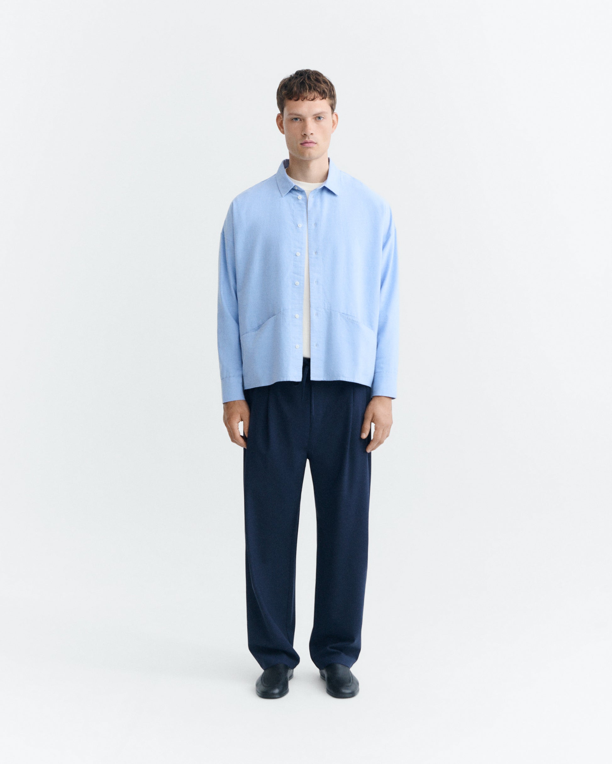 Camisa azul claro Jim sostenible - 1