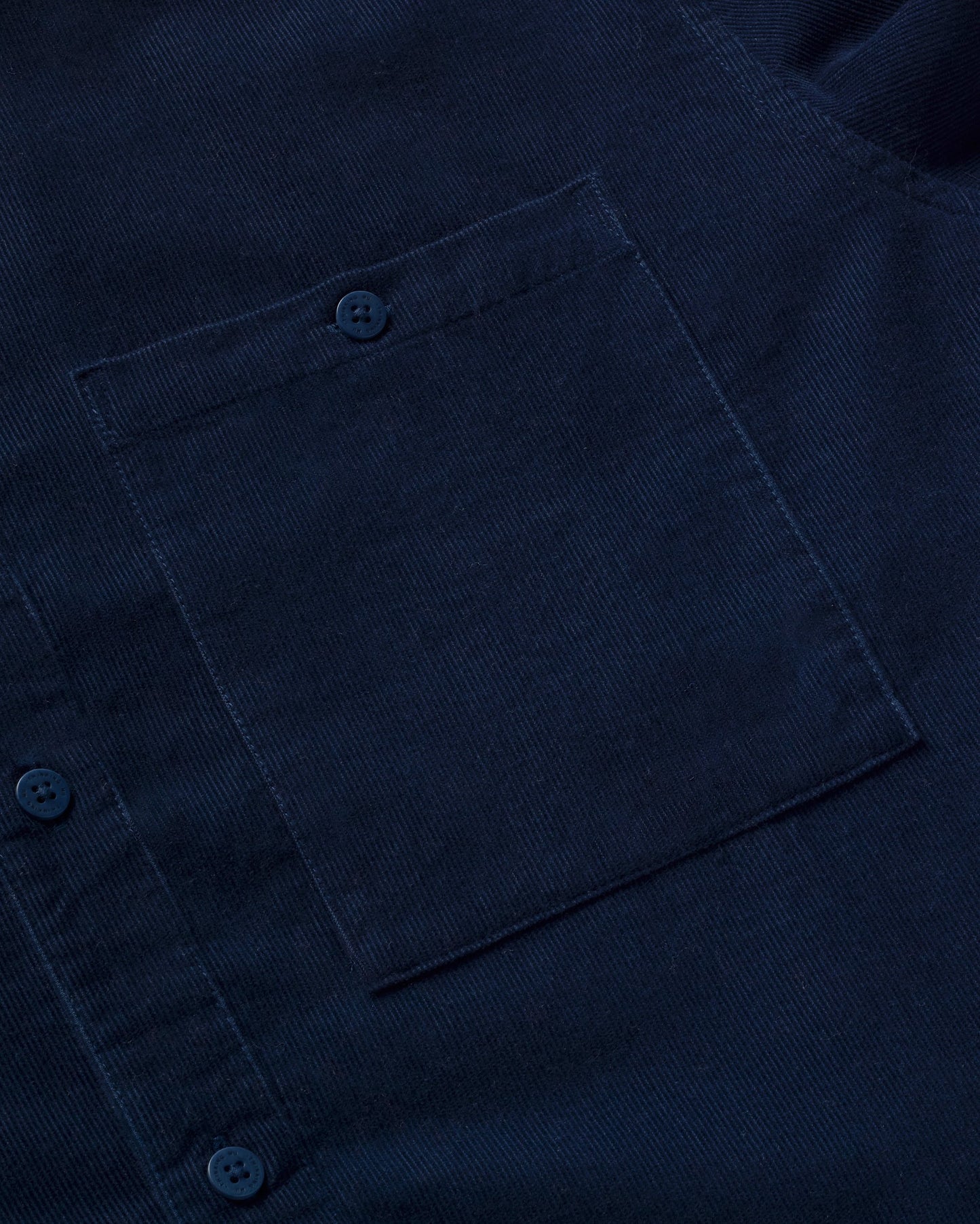 Camisa micro pana azul Anto sostenible silueta - 3