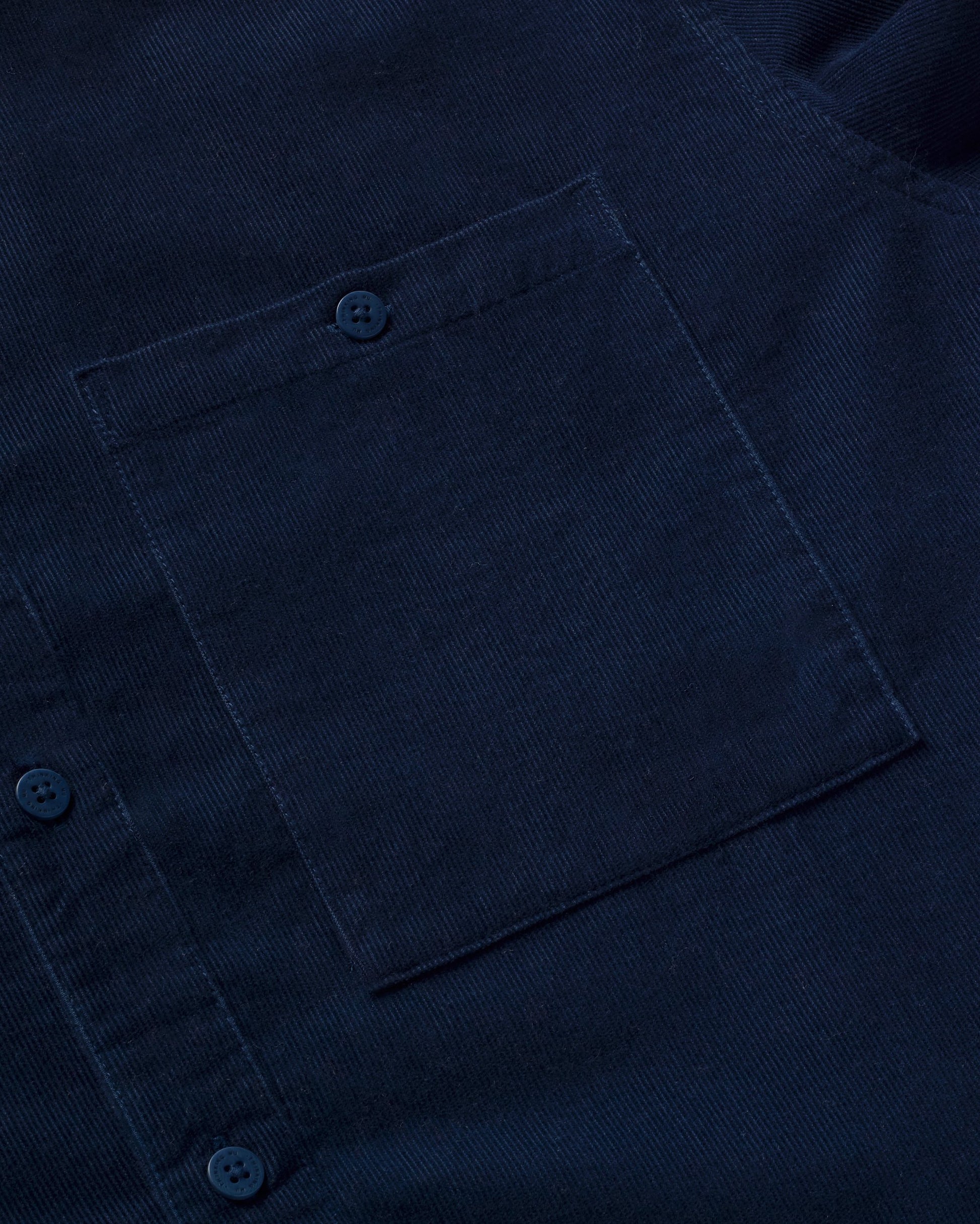 Camisa micro pana azul Anto sostenible silueta - 3