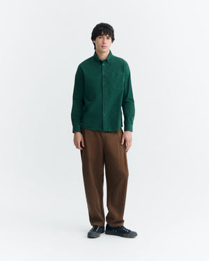 Camisa micro pana verde oscuro Anto sostenible - 1