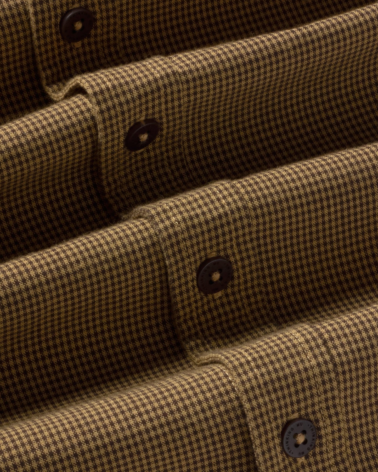 Camisa cuadros camel Ant sostenible silueta - 2