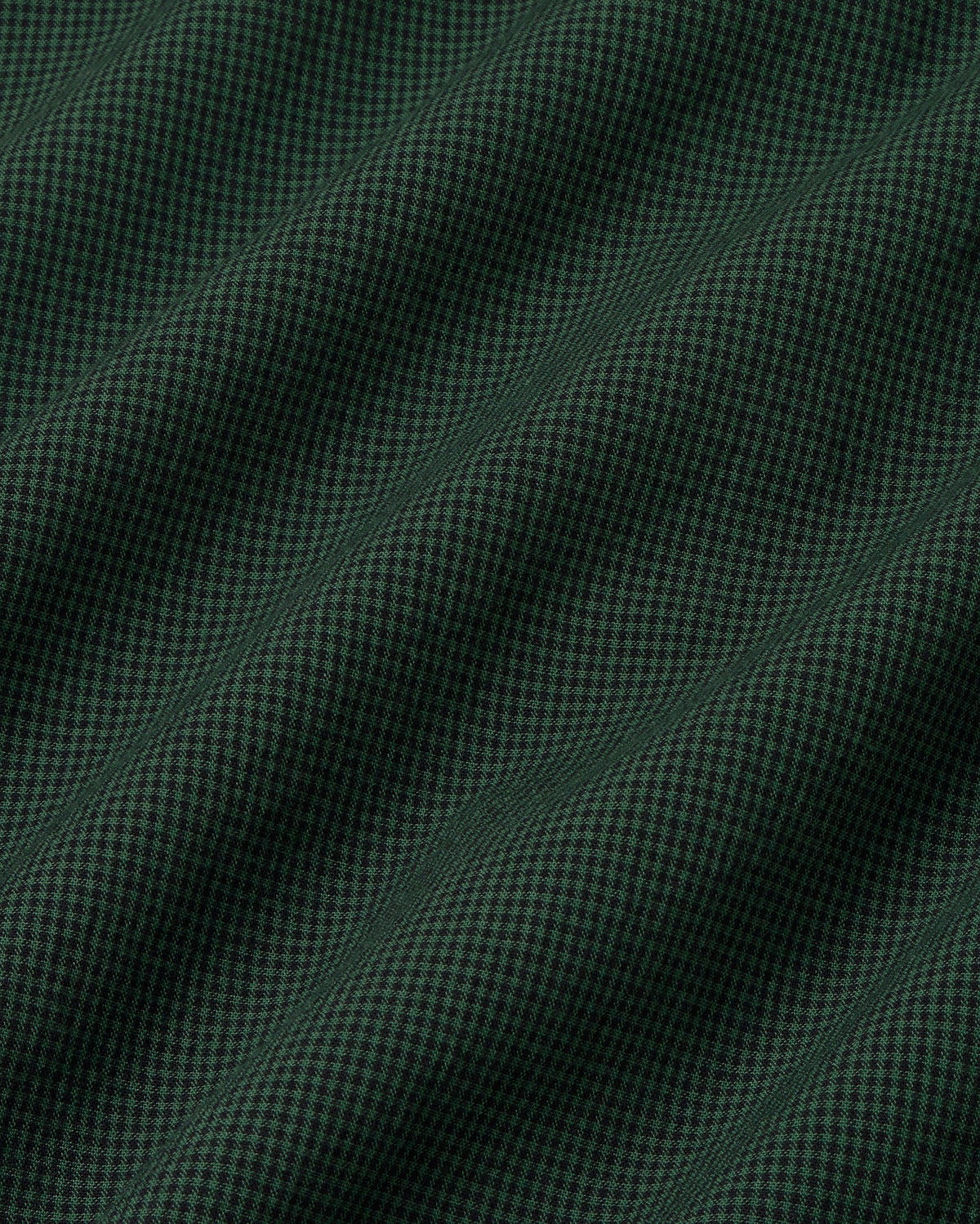 Camisa cuadros verde oscuro Ant sostenible silueta - 2