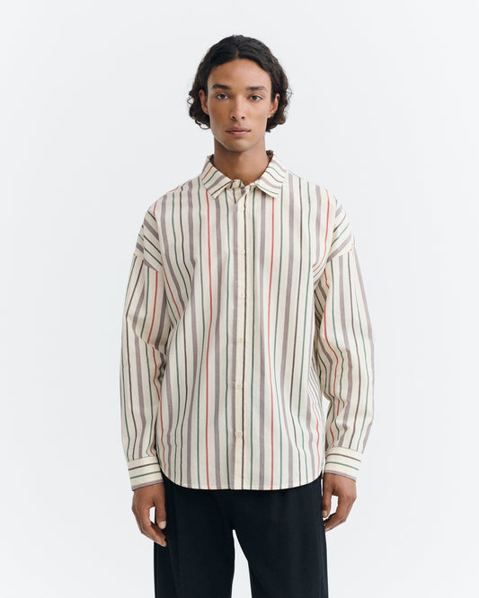 Camisa oversize rayas multicolor Haru sostenible - 2