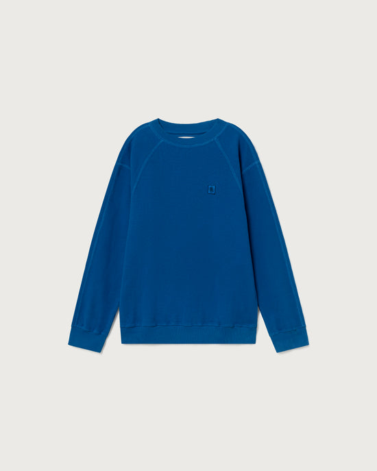 Klein blue trash christian sweatshirt