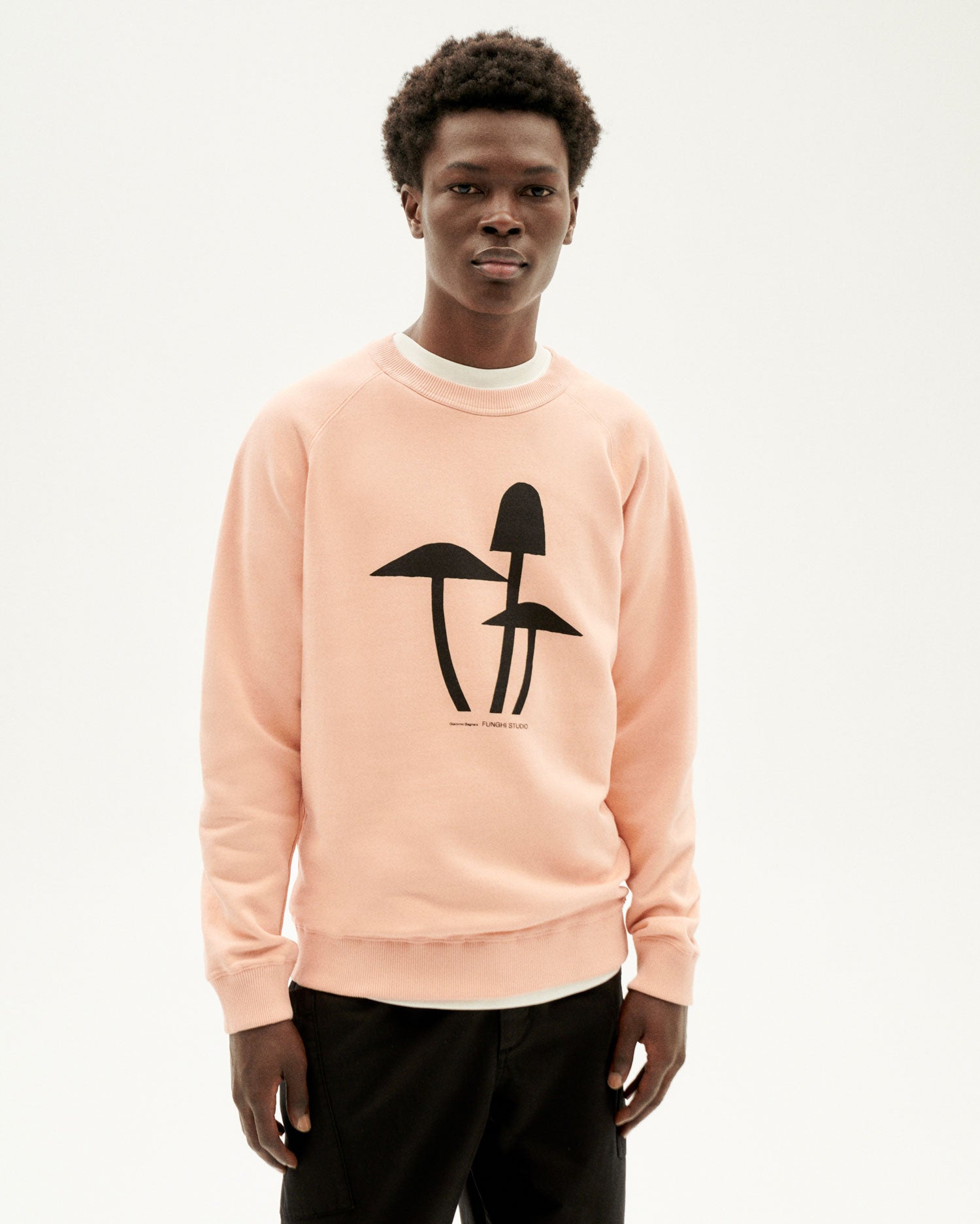 Pink hotsell sweatshirt men