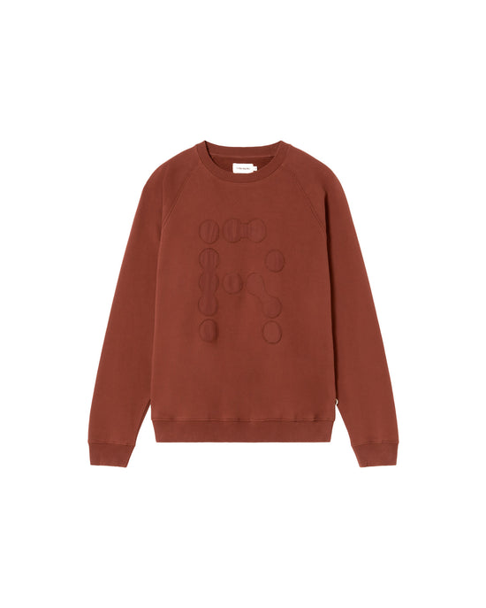 Sudadera marrón Regen Pepe sostenible - silueta 2