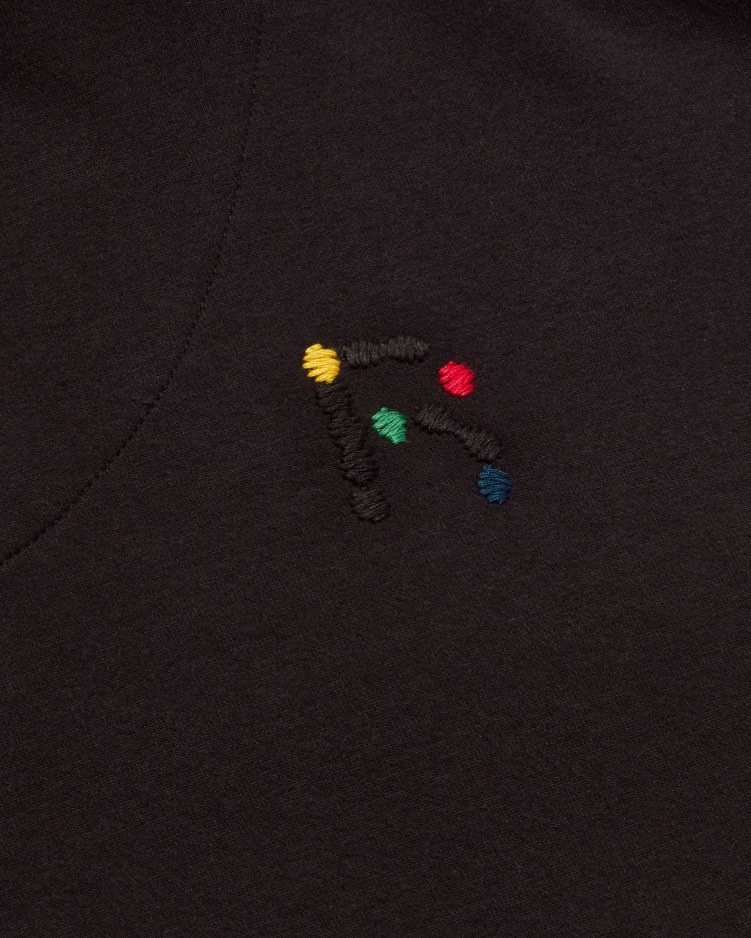 Sudadera negra Andrea unisex sostenible - silueta 1