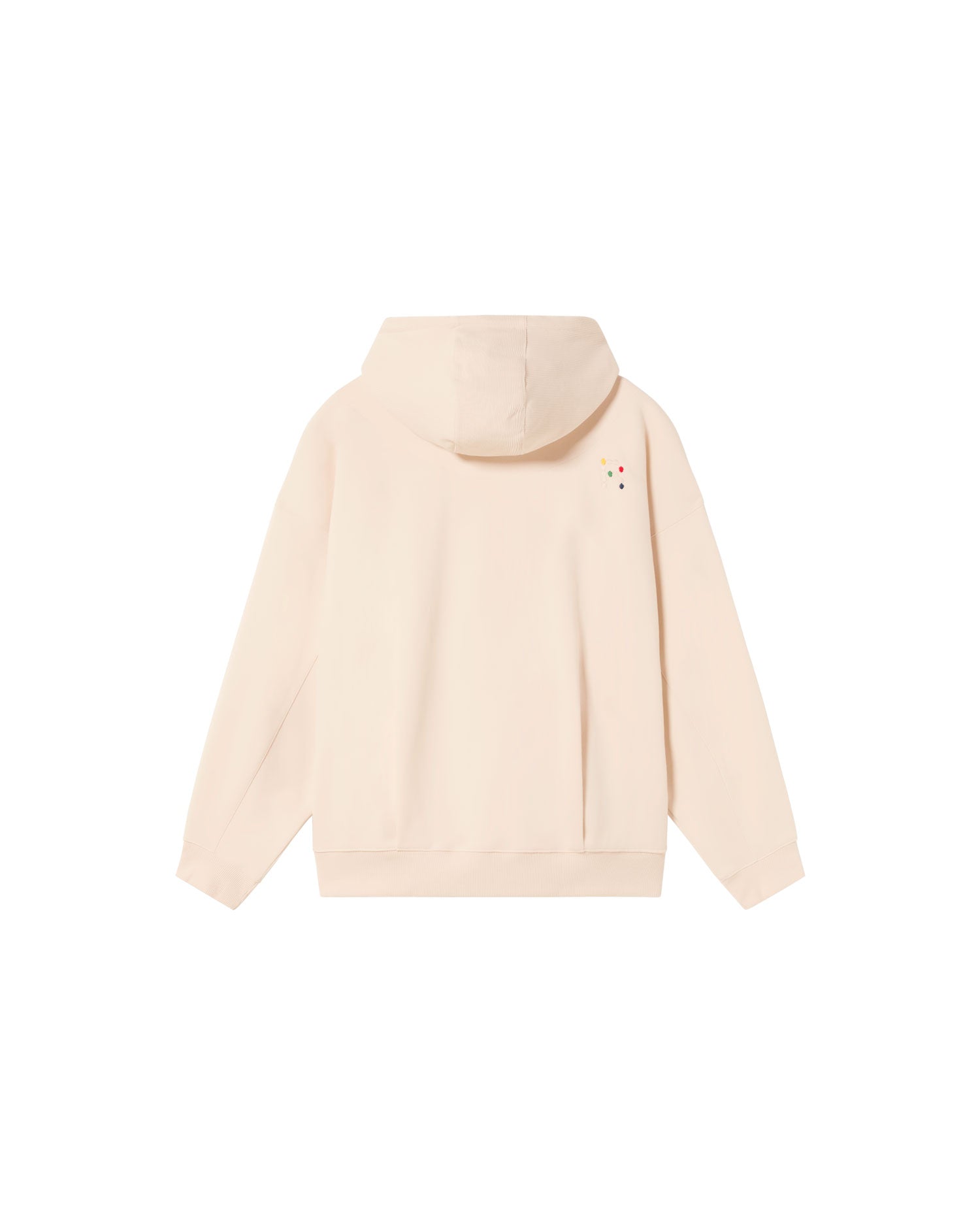 Sudadera cruda Andrea unisex sostenible - silueta 3