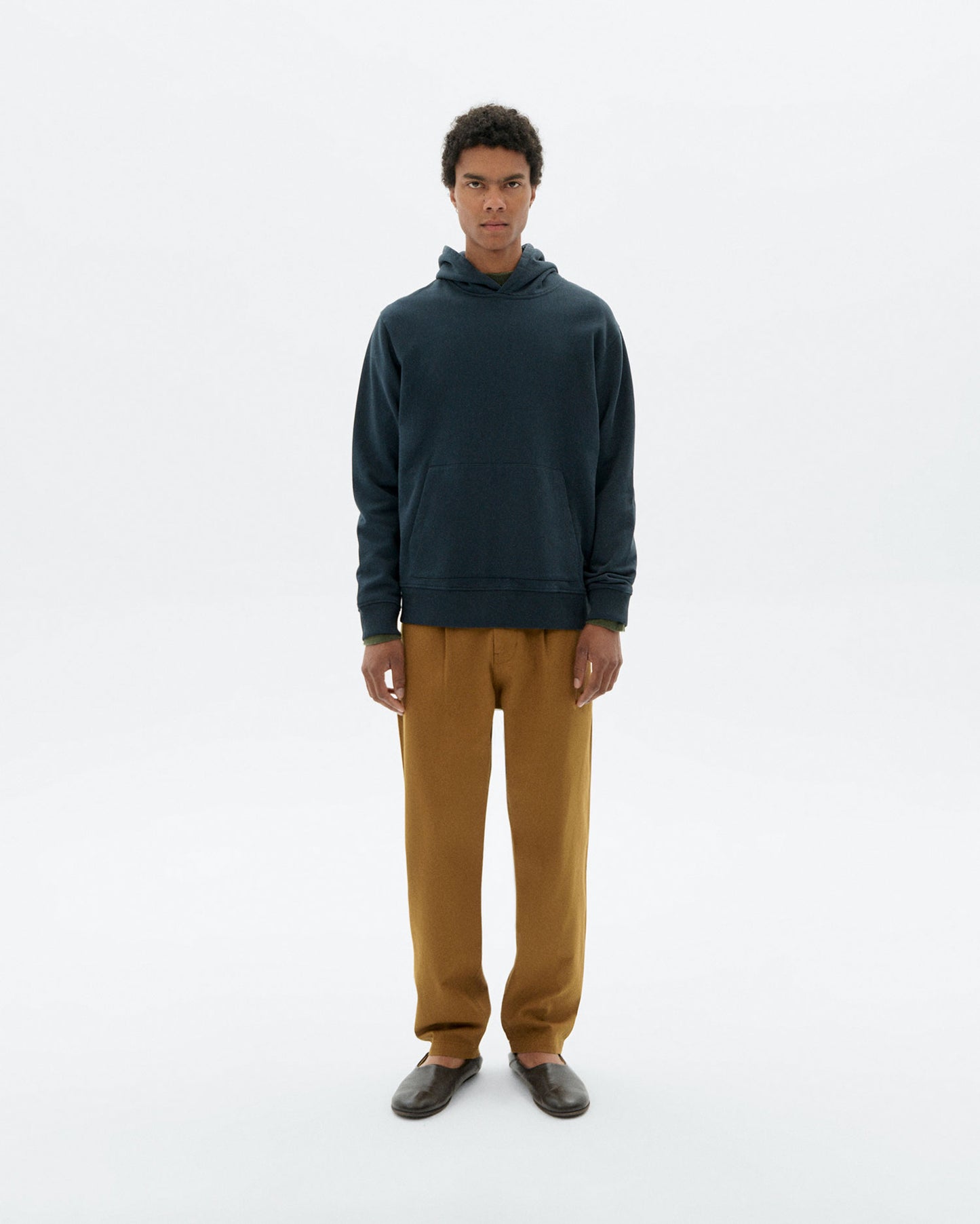 Hoodie grafito sol espalda azul Simon sostenible - 2