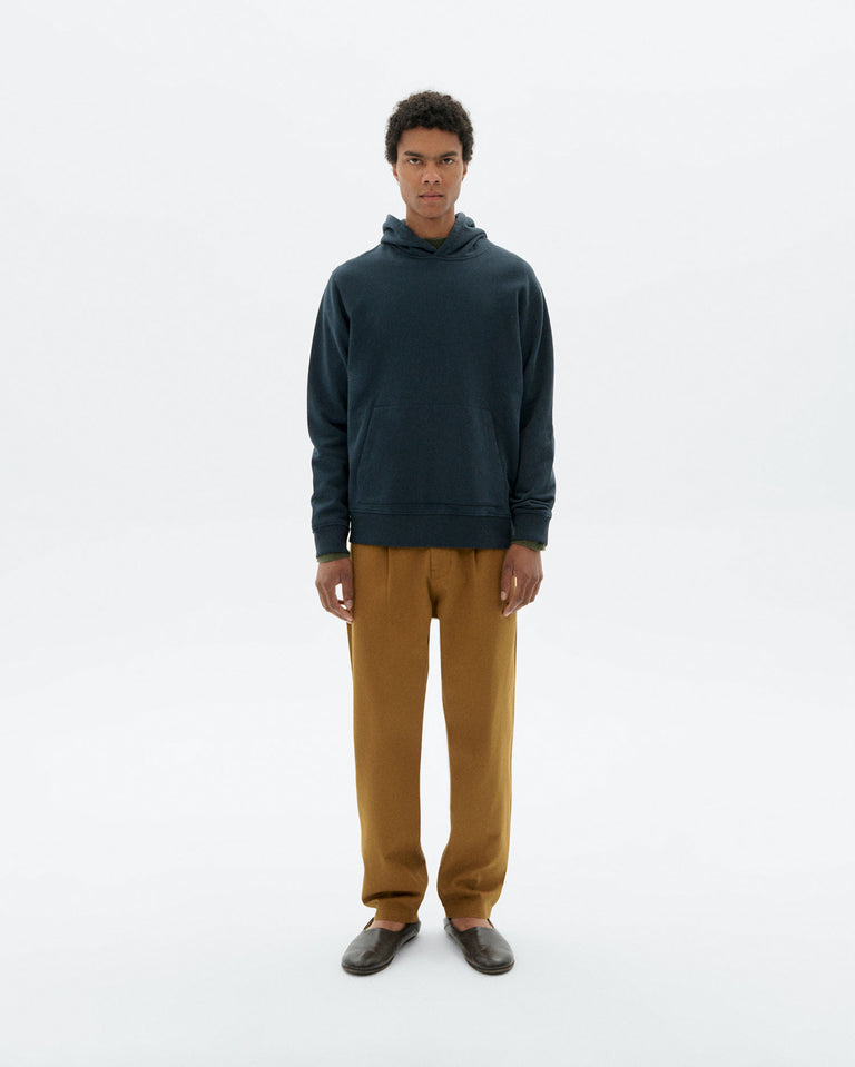 Hoodie grafito sol espalda azul Simon sostenible - 2