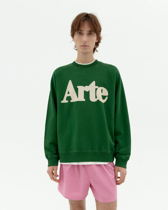 Sudadera verde arte Pepe sostenible-1