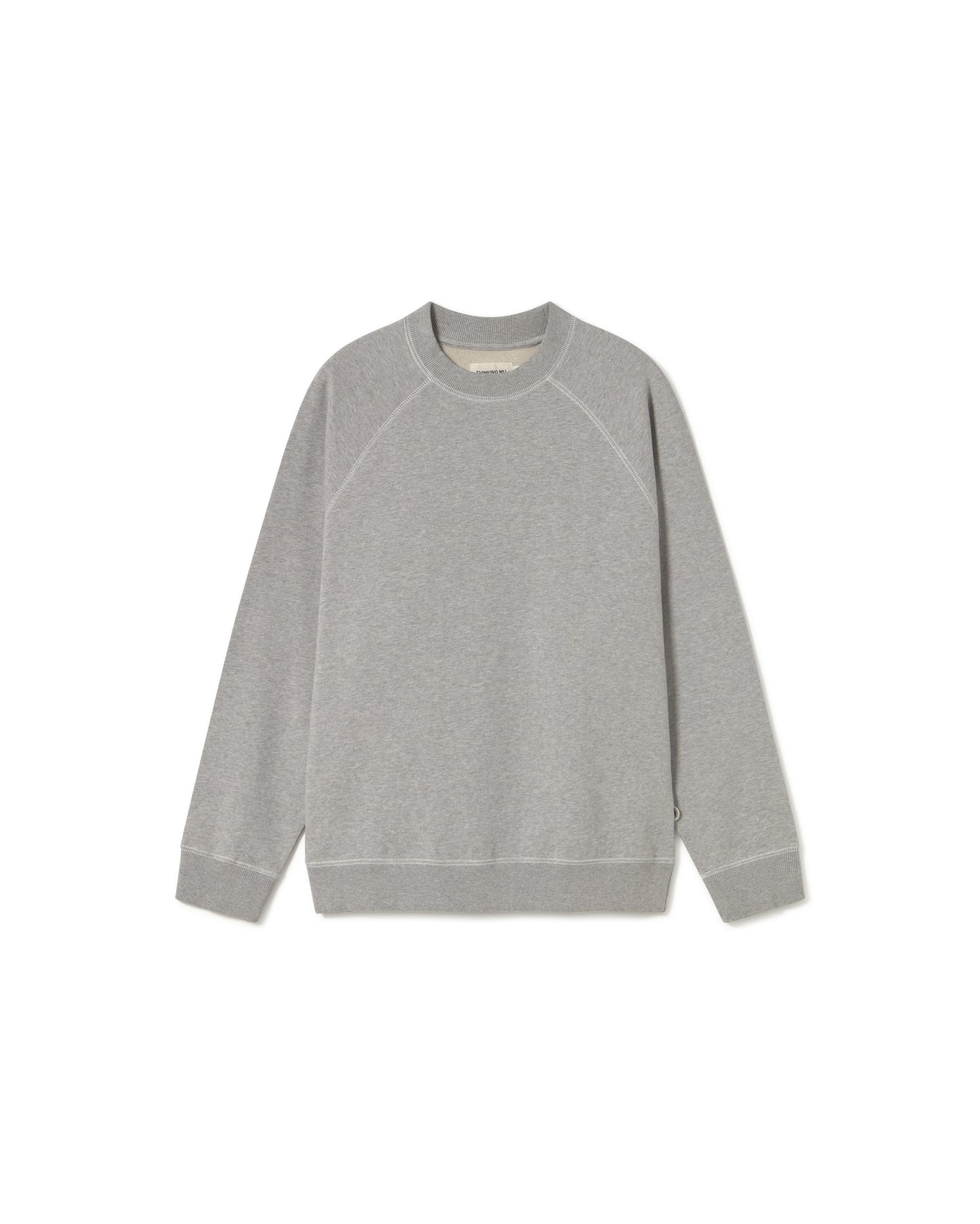 Sudadera gris retro sol Pepe sostenible - silueta 1