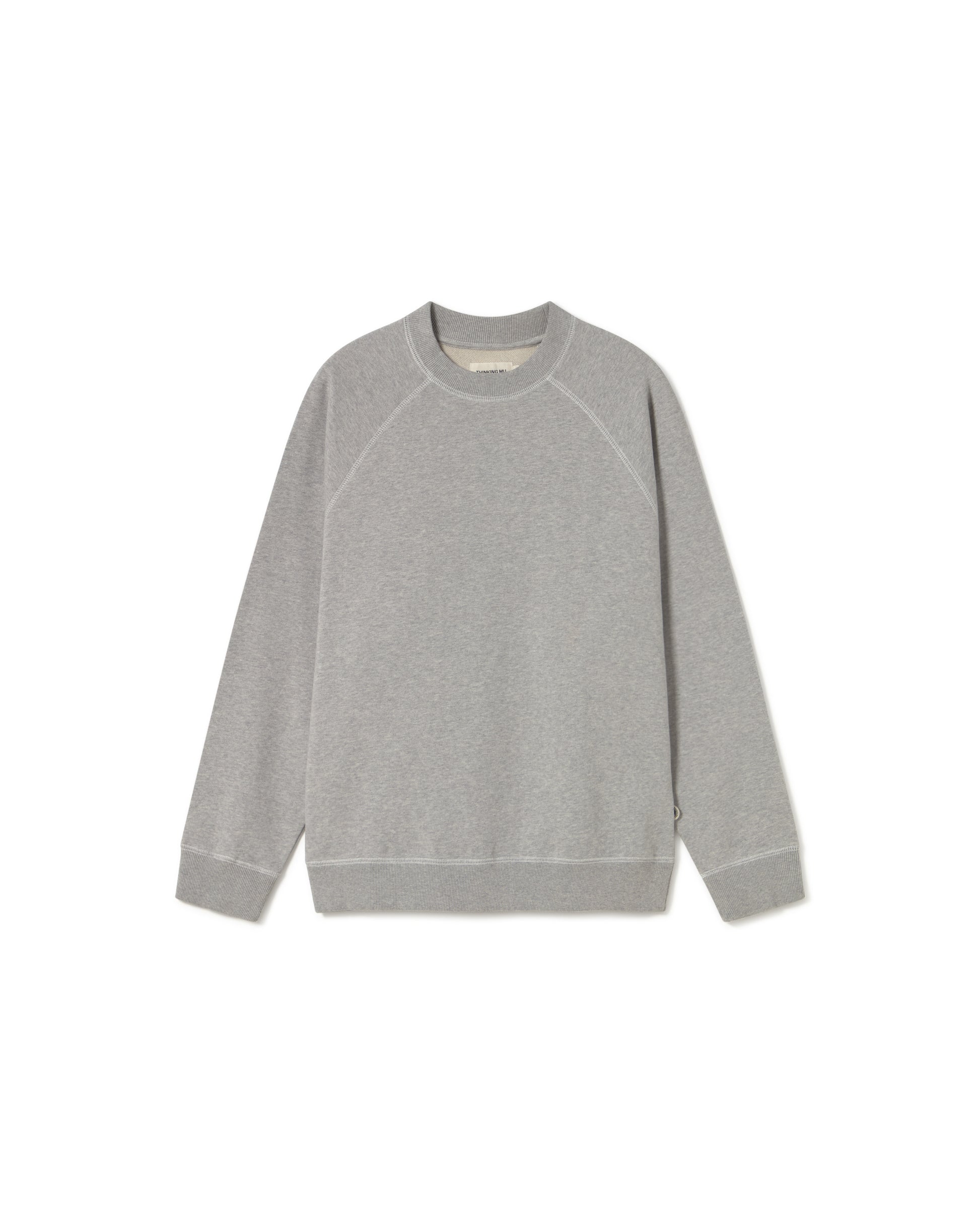 Sudadera gris retro sol Pepe sostenible - silueta 1