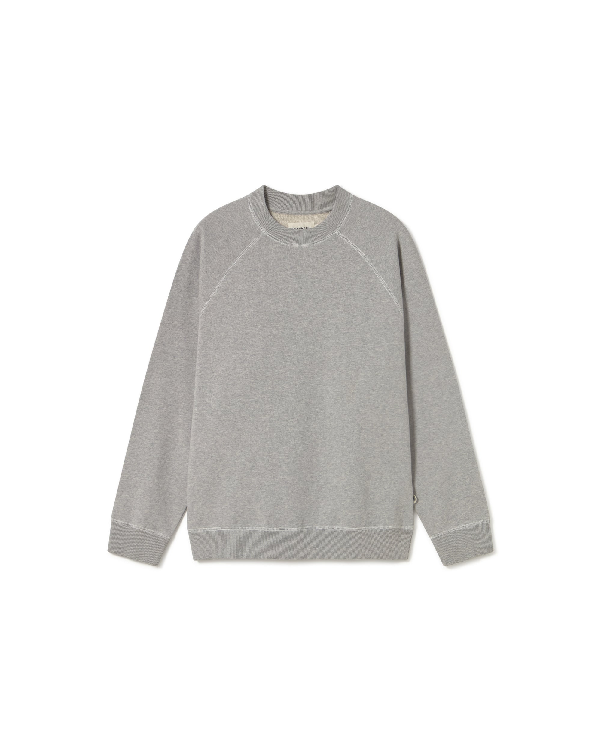 Sudadera gris retro sol Pepe sostenible - silueta 1