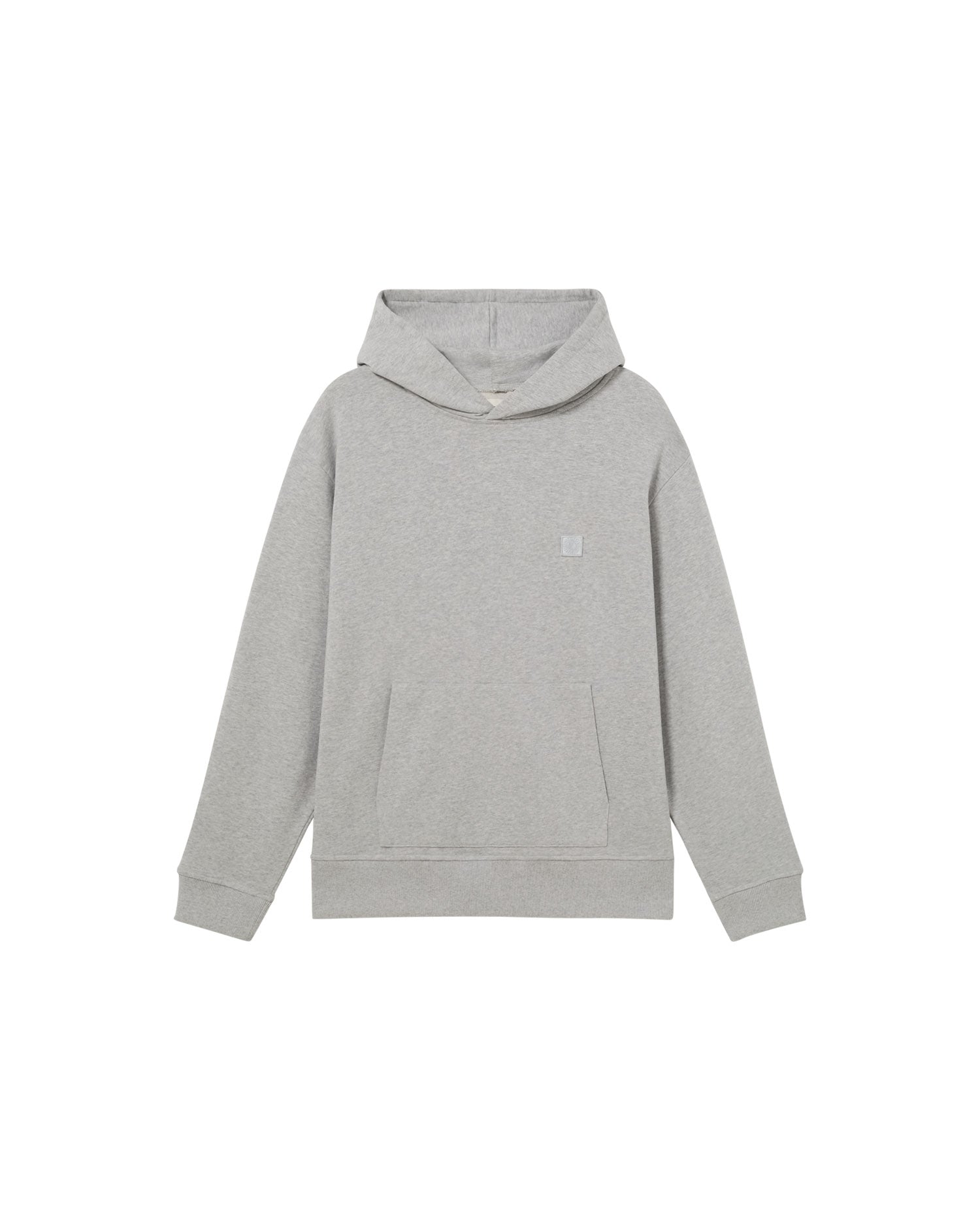 Sudadera capucha gris sol contrast Simon sostenible - silueta 1