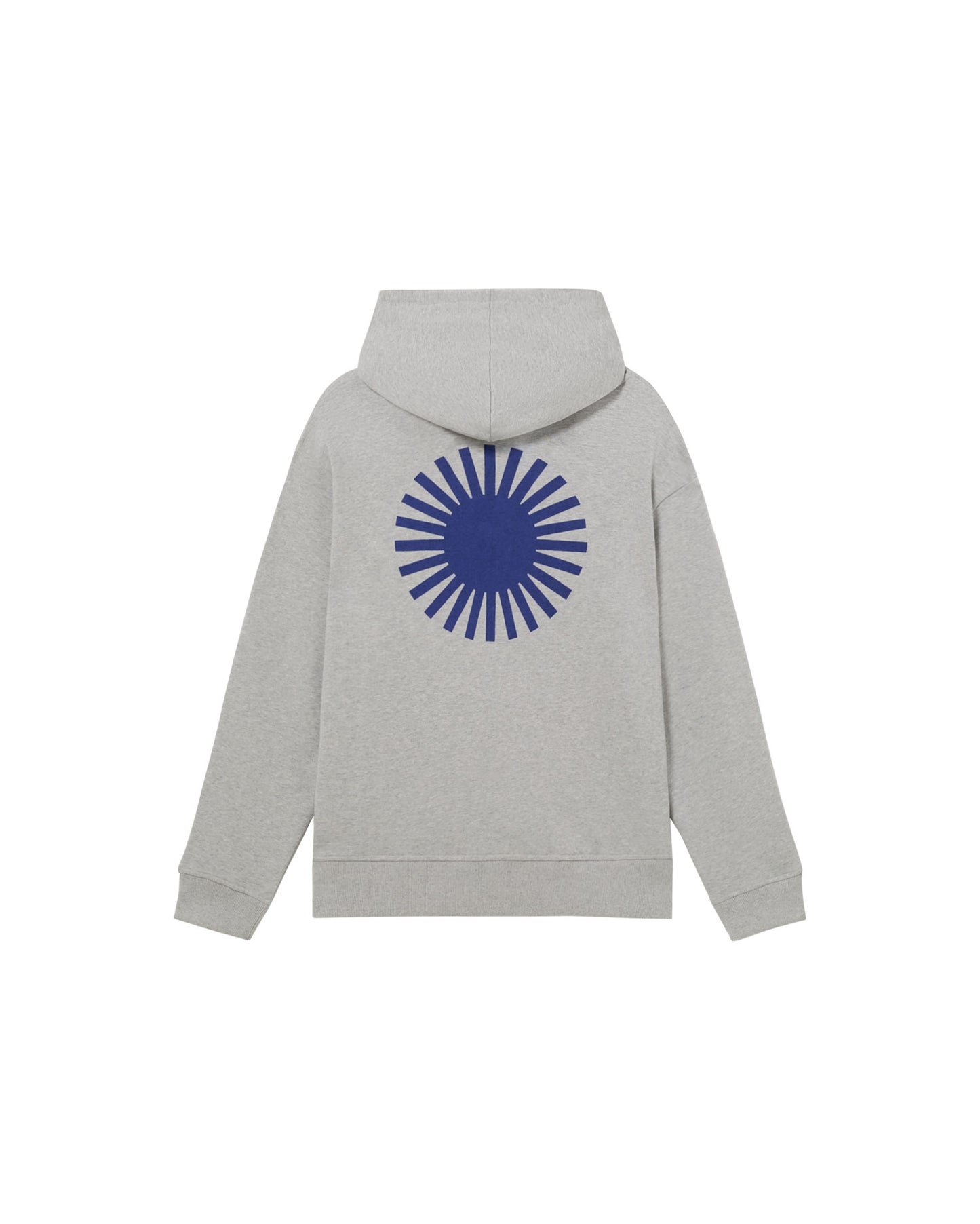Sudadera capucha gris sol contrast Simon sostenible - silueta 2