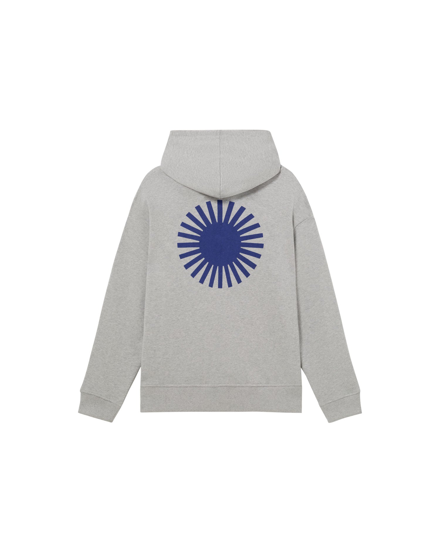 Sudadera capucha gris sol contrast Simon sostenible - silueta 2