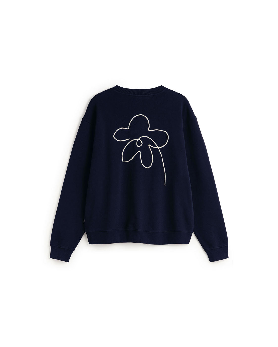 Sudadera bordada a mano flower Leon sostenible silueta - 2