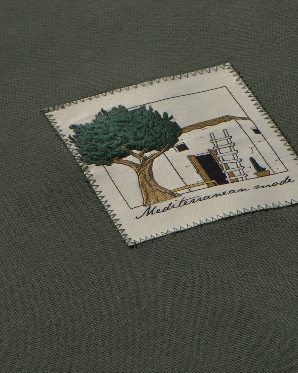 Sudadera bordada house Leon sostenible silueta - 2