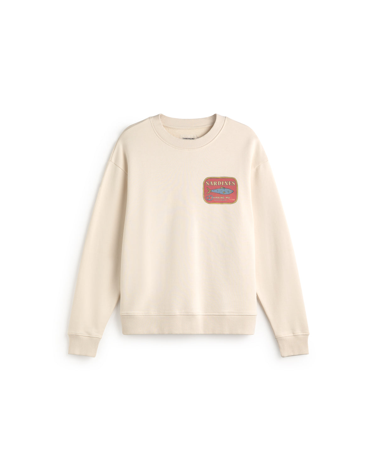 Sudadera sardines Leon sostenible silueta - 1