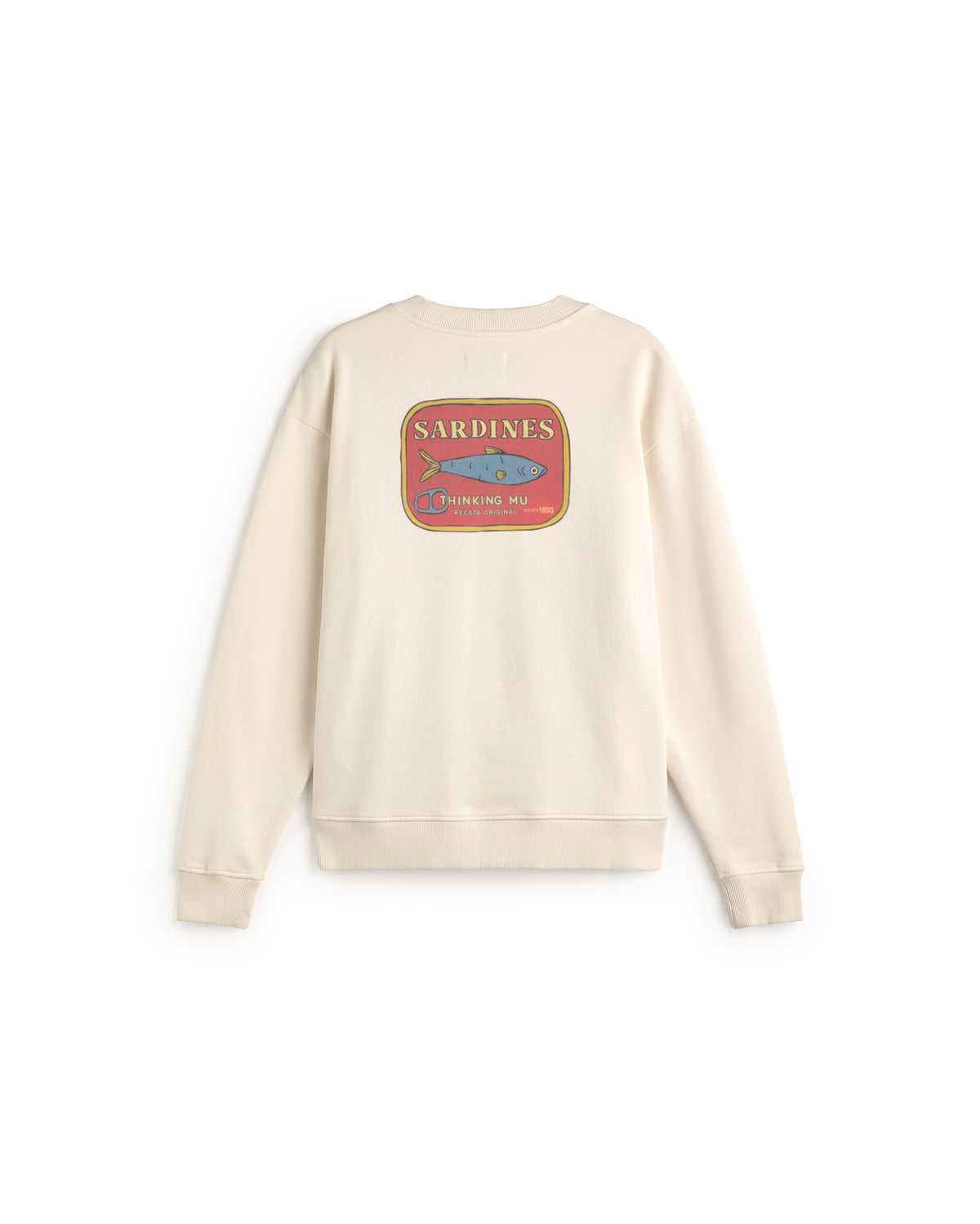 Sudadera sardines Leon sostenible silueta - 3