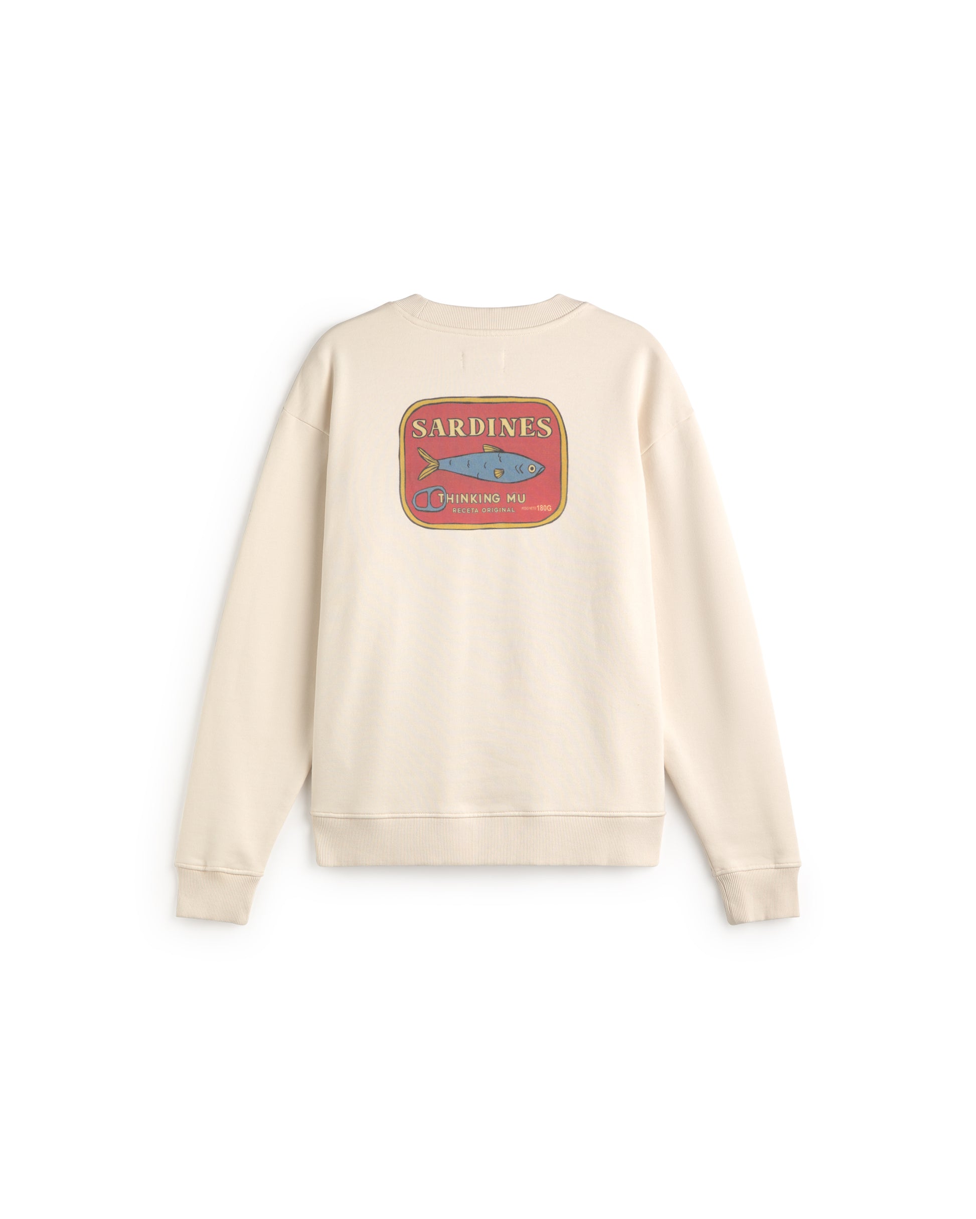 Sudadera sardines Leon sostenible silueta - 3