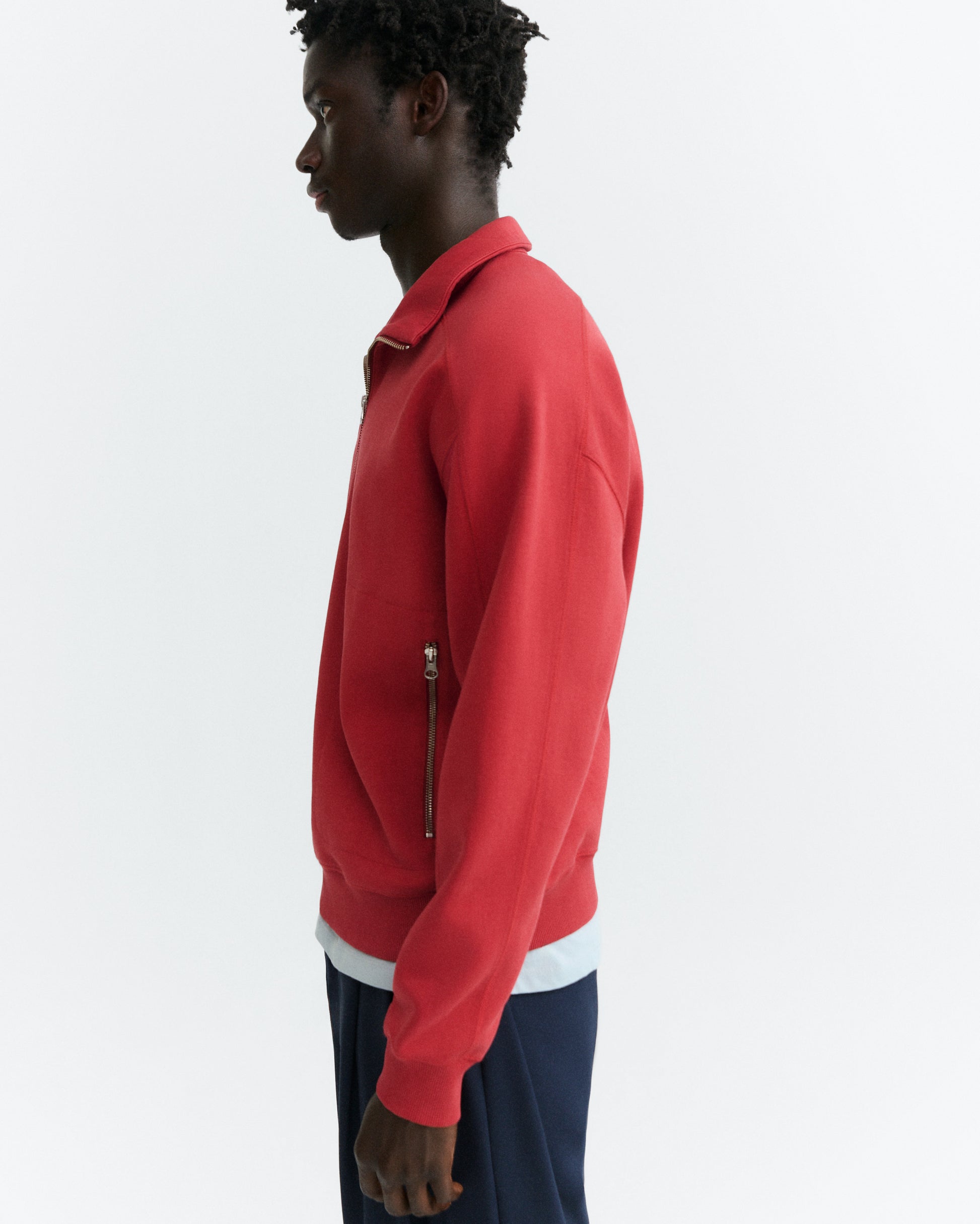 Sudadera roja one sun Pipo sostenible - 3