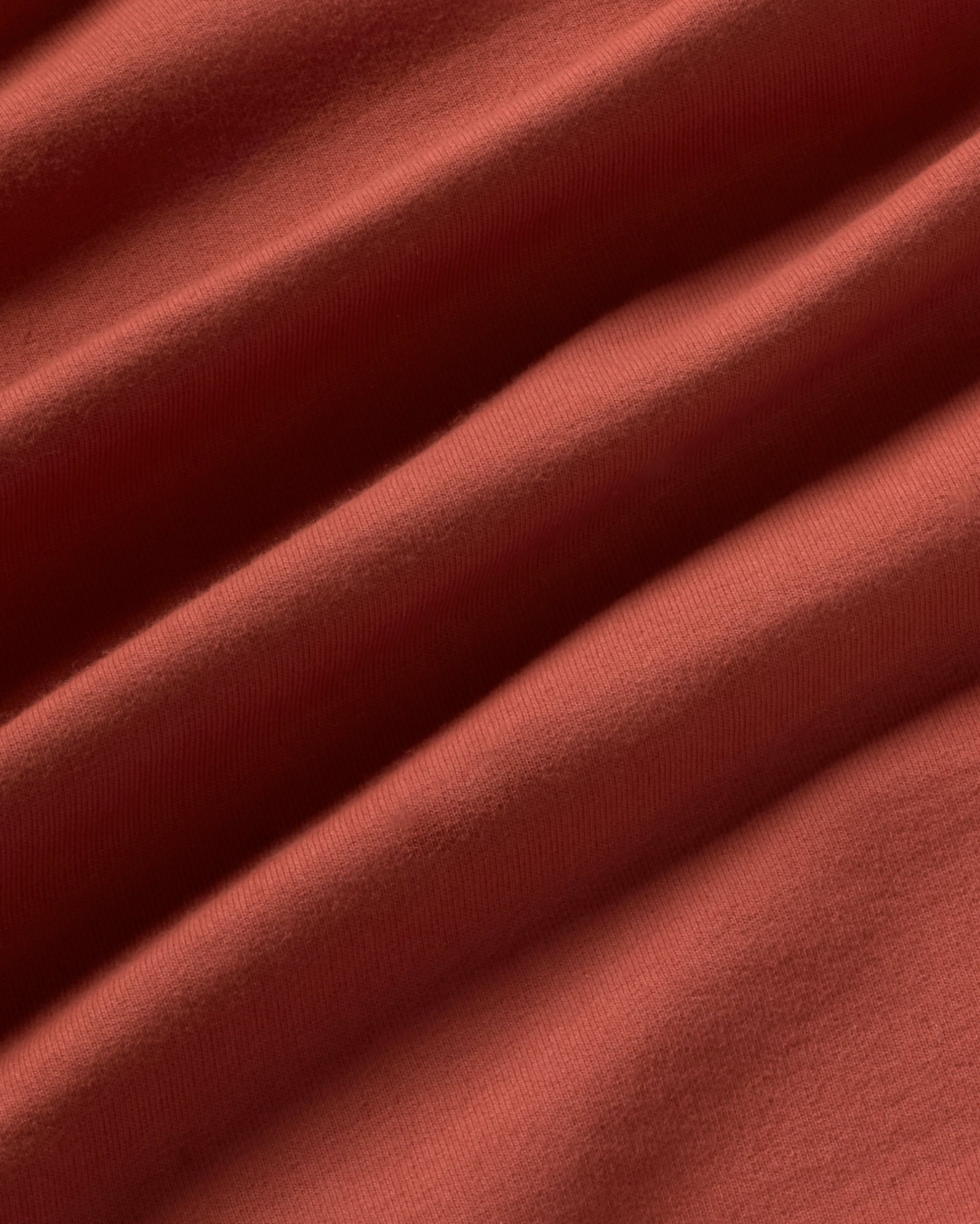 Sudadera roja Gorka sostenible silueta - 2
