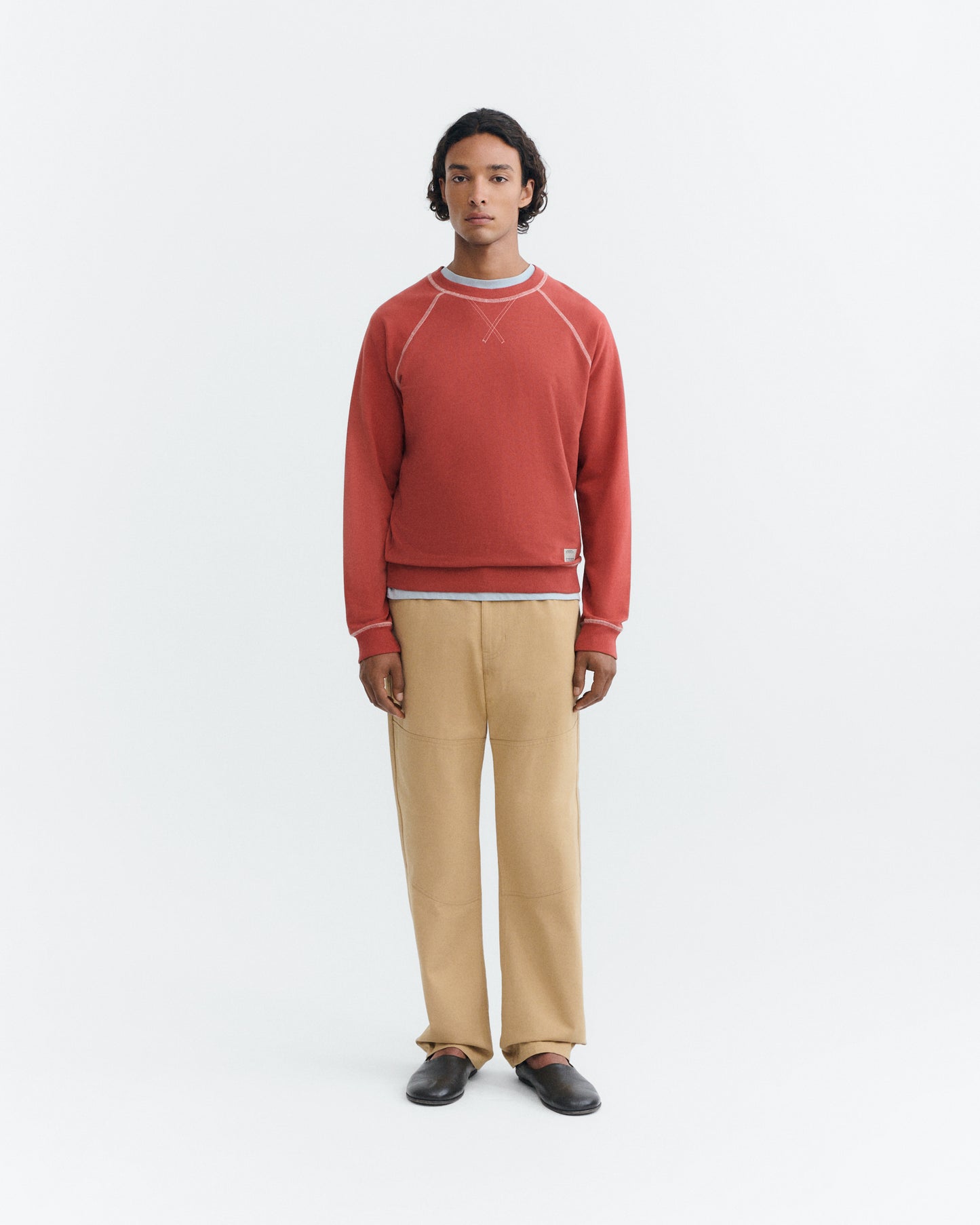 Sudadera roja Gorka sostenible - 1