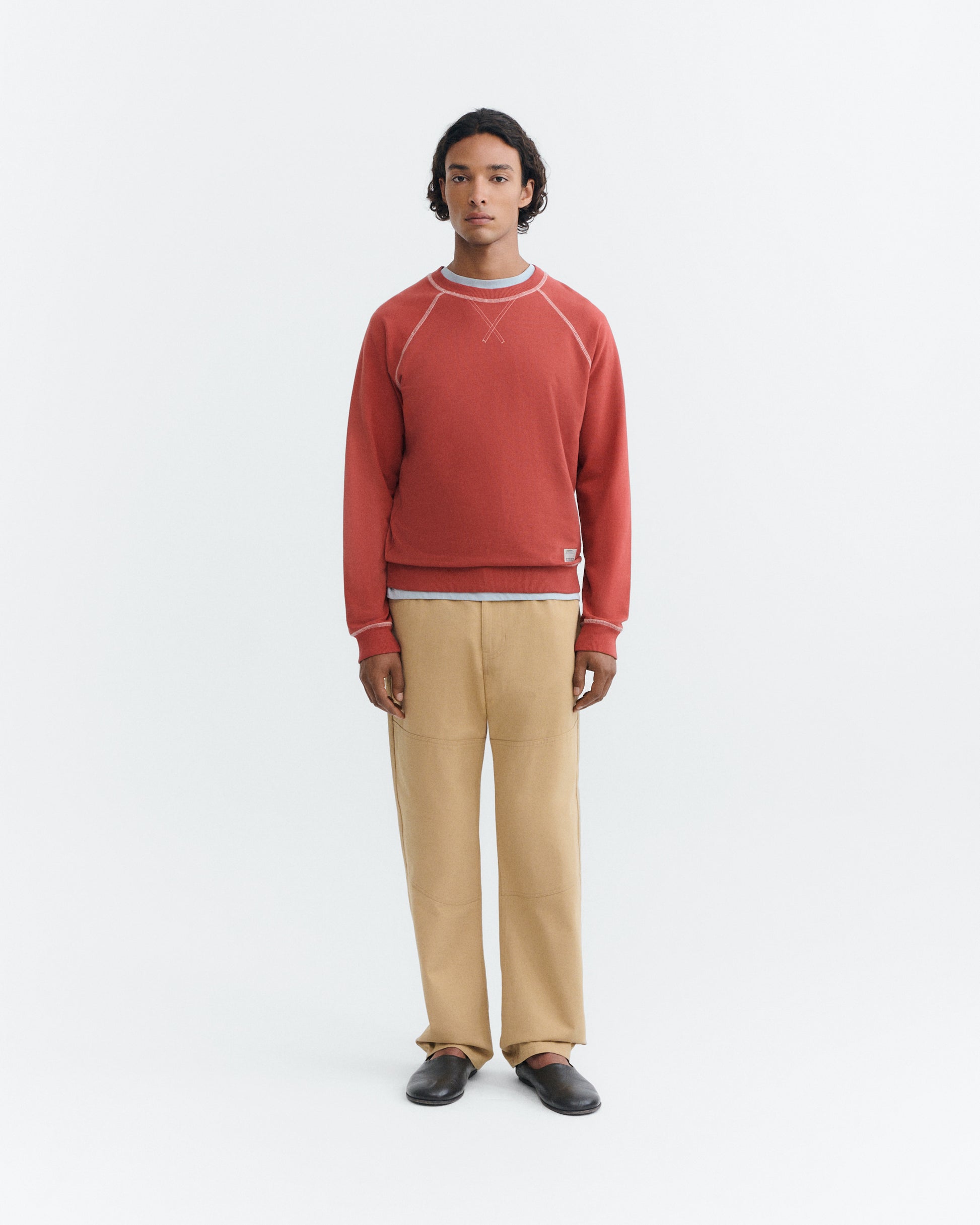 Sudadera roja Gorka sostenible - 1