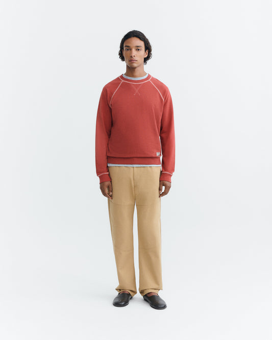 Sudadera roja Gorka sostenible - 1