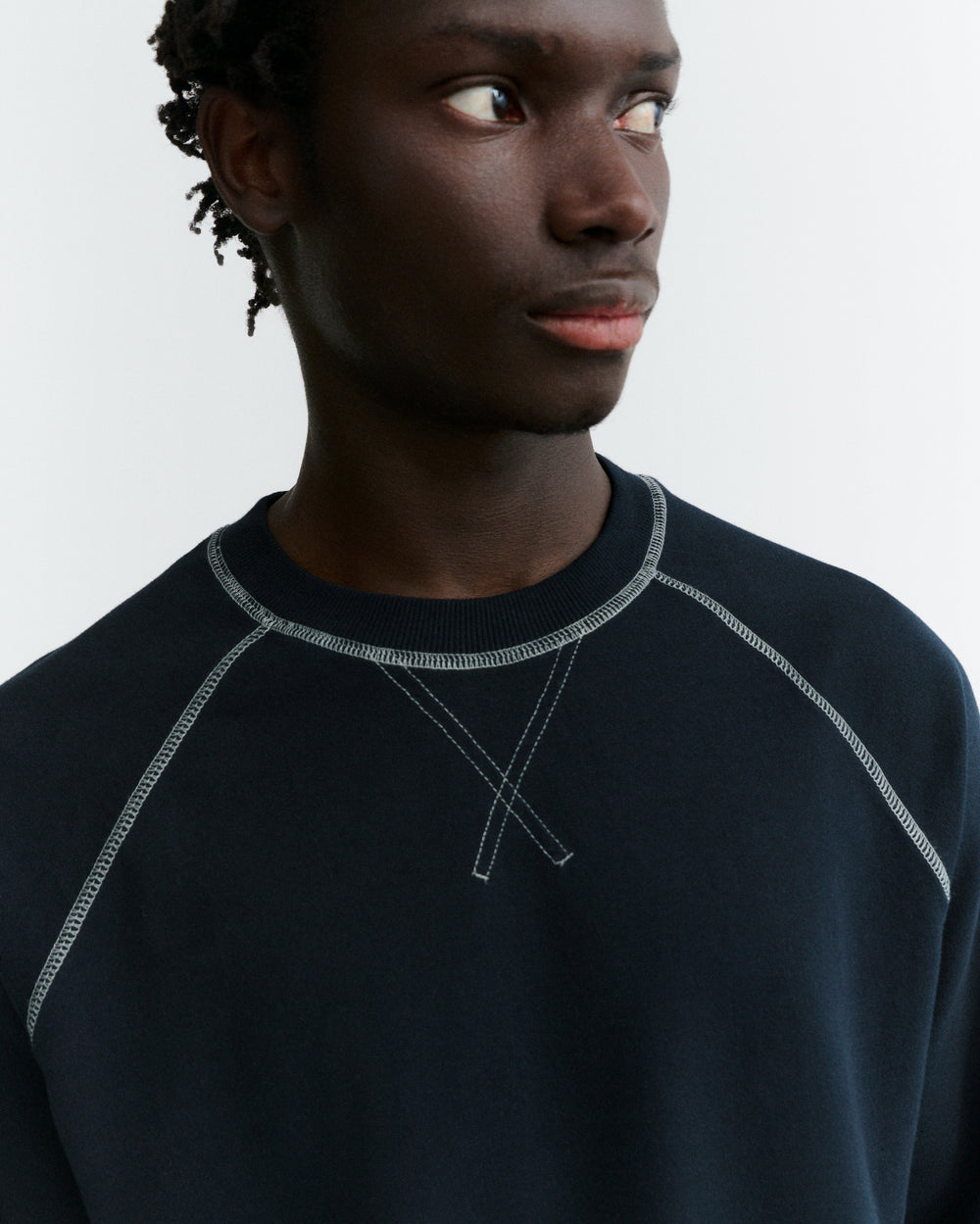 Sudadera navy Gorka sostenible - 4