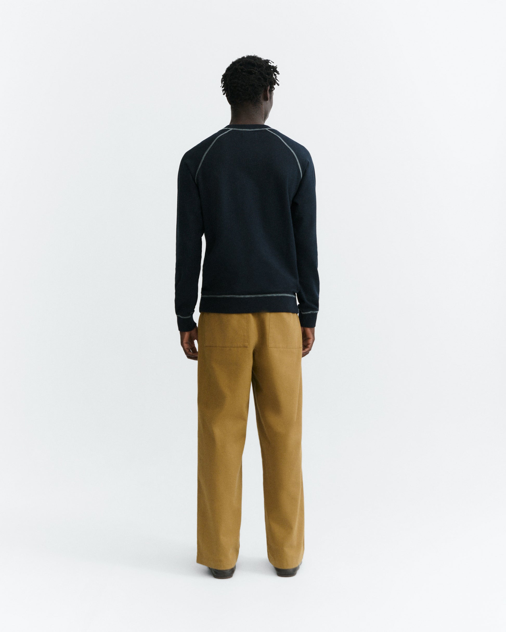 Sudadera navy Gorka sostenible - 5
