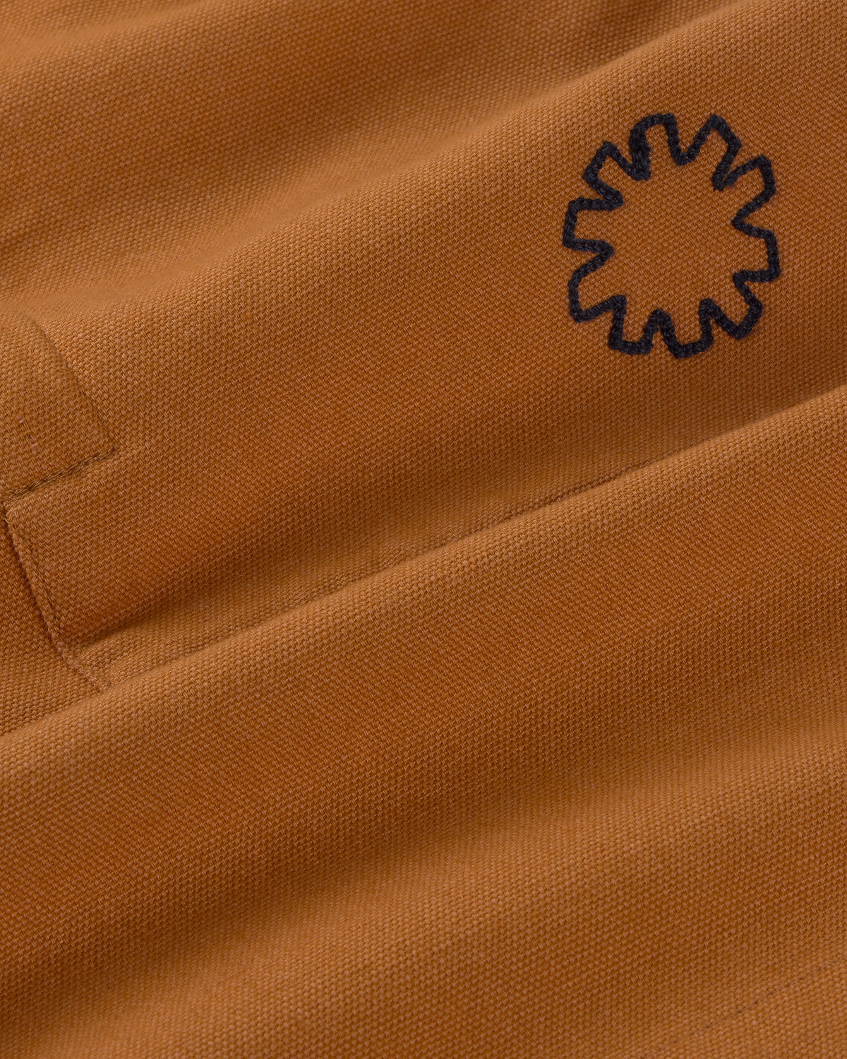 Bermuda ancho bordado a mano Alfie sostenible silueta - 2