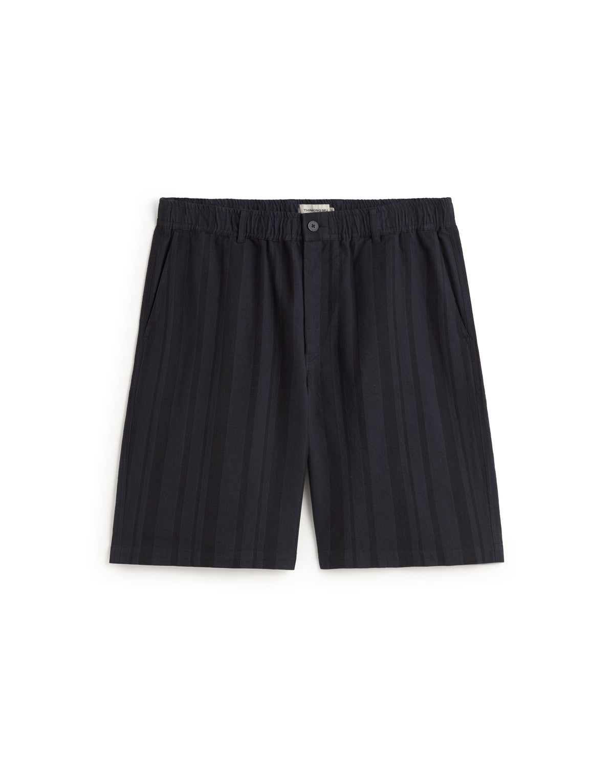 Bermuda rayas navy Gasper sostenible silueta - 1