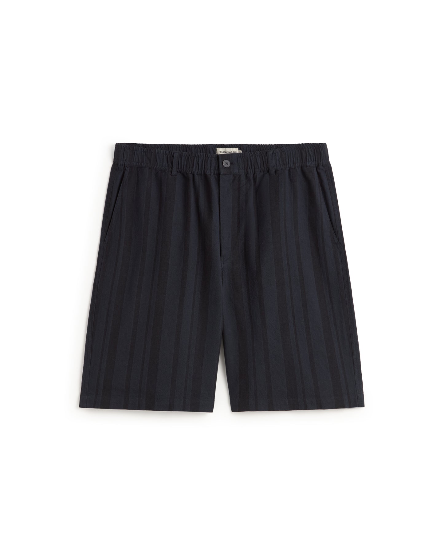 Bermuda rayas navy Gasper sostenible silueta - 1