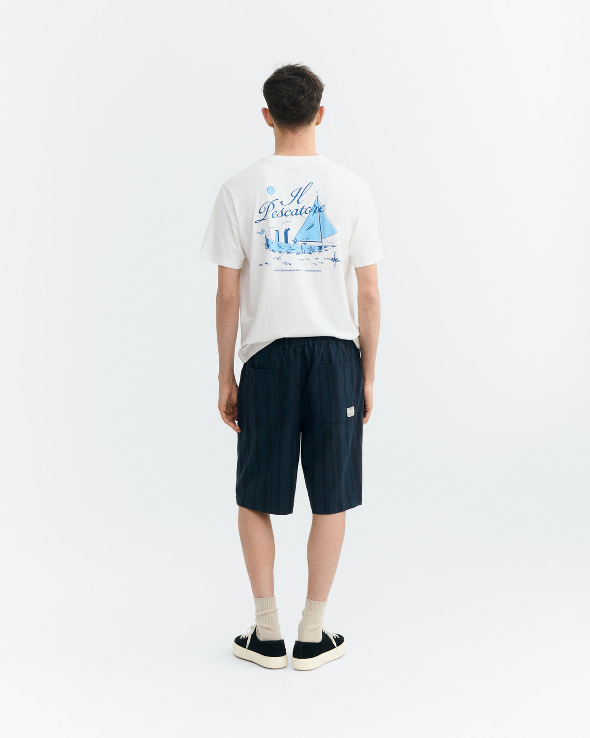 Bermuda rayas navy Gasper sostenible - 4