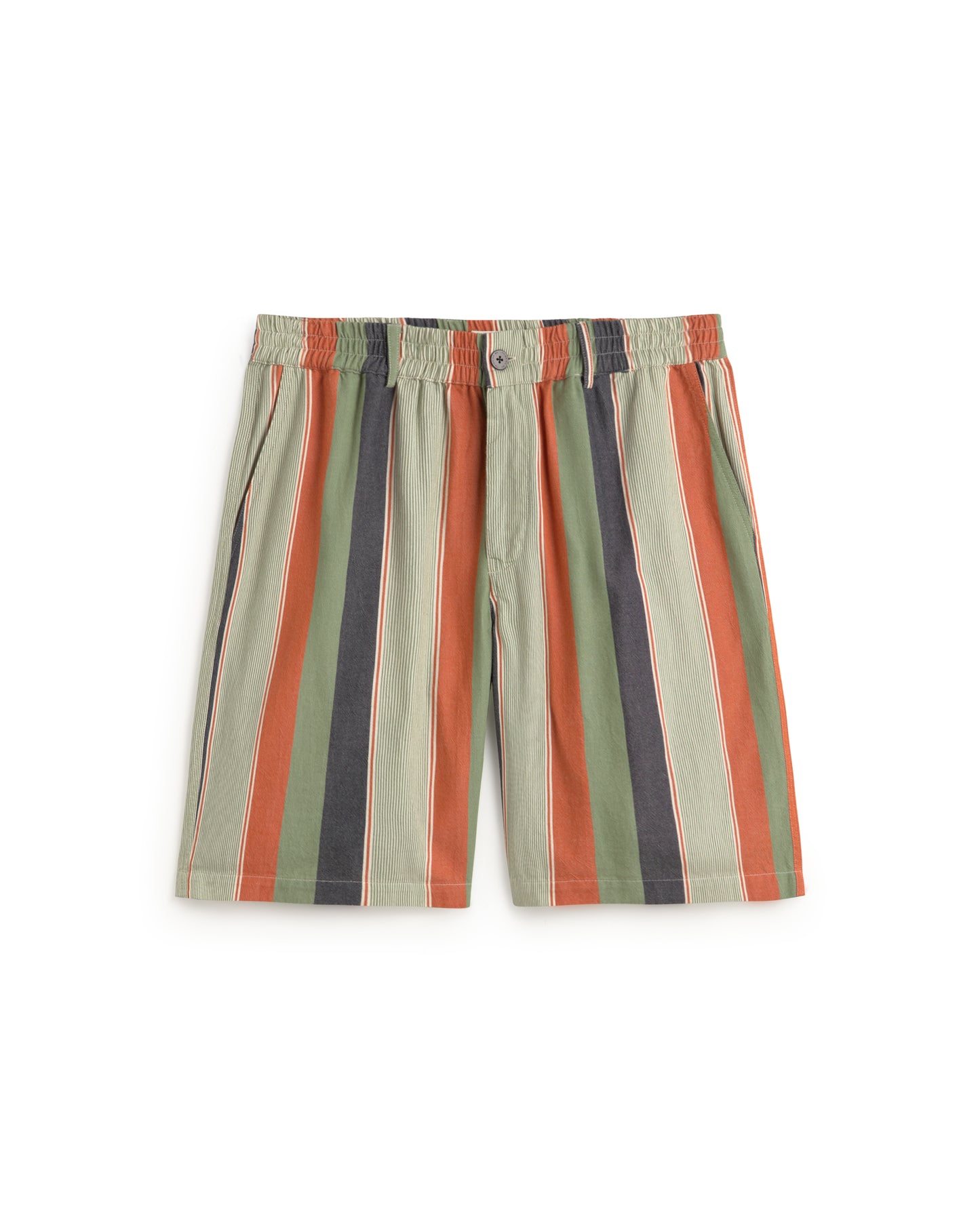 Bermuda rayas multicolor Gasper sostenible silueta - 1