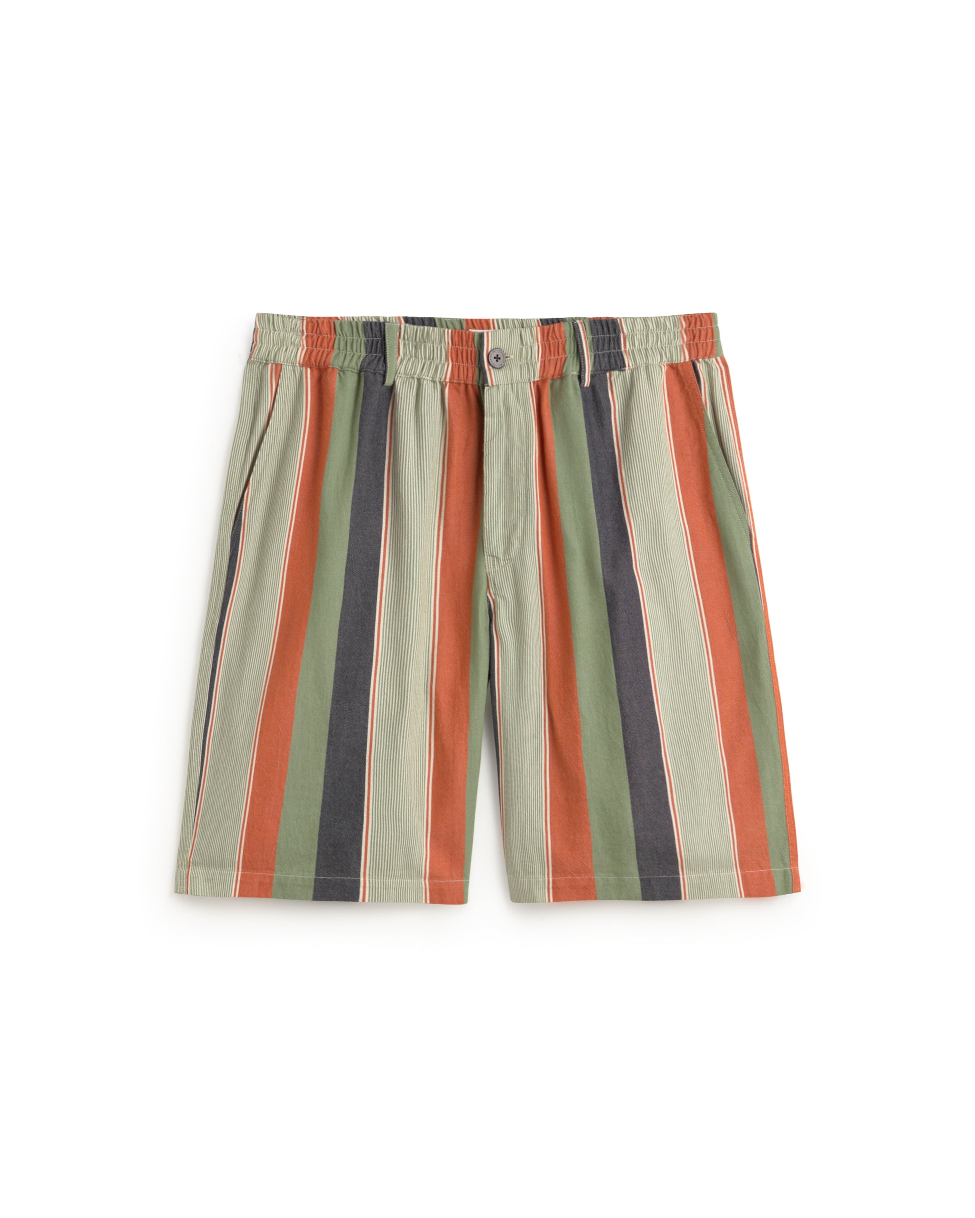 Bermuda rayas multicolor Gasper sostenible silueta - 1