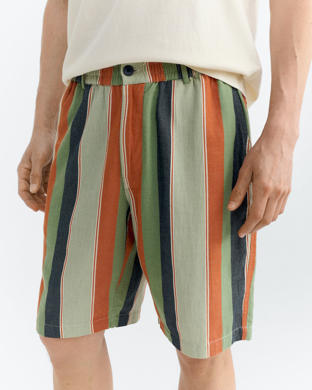 Bermuda rayas multicolor Gasper sostenible - 3